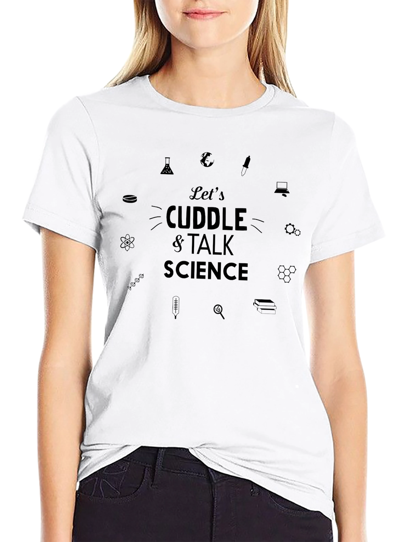 Science Cuddle T-Shirt - Talk Science