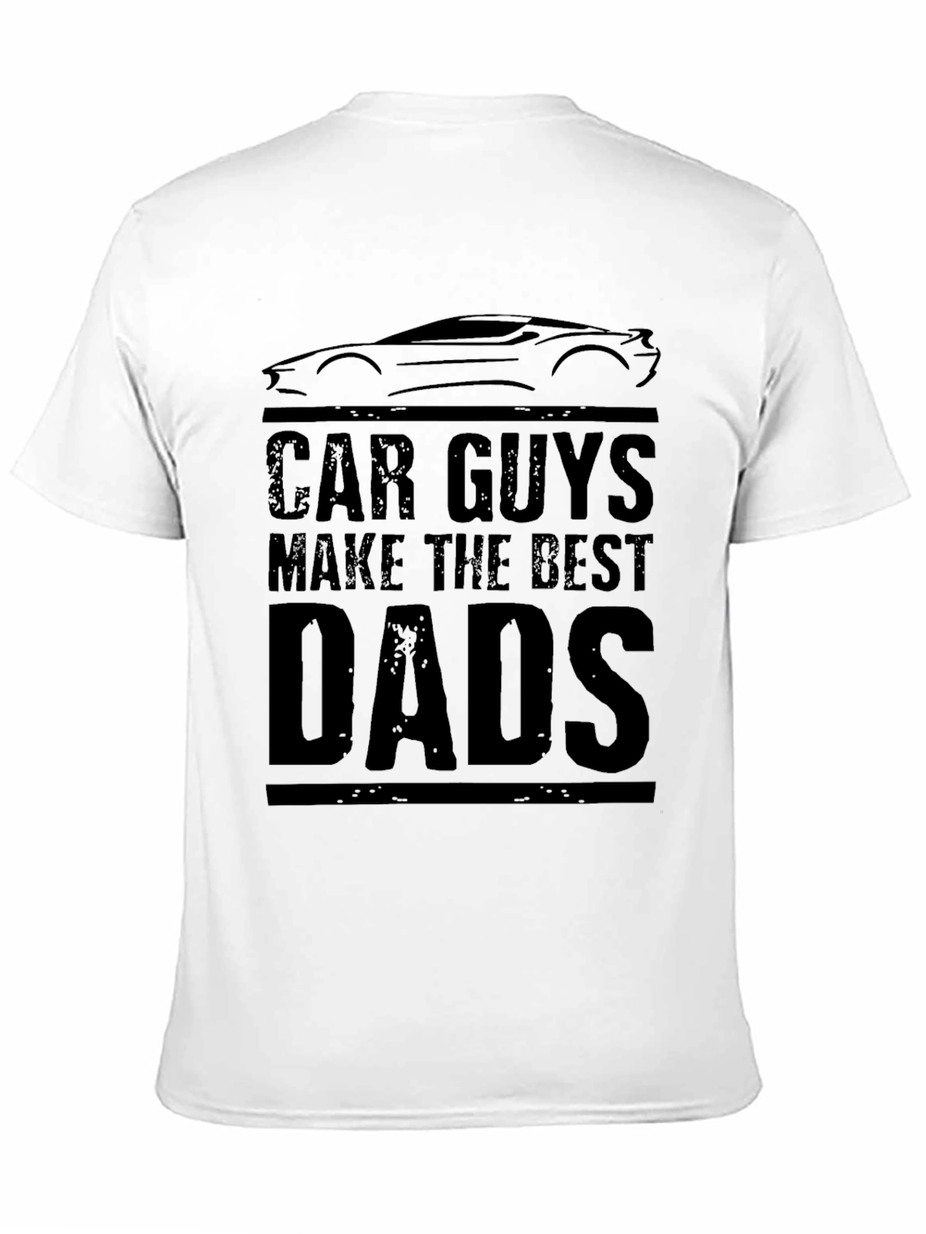 Car Guys Make The Best Dads Black T-Shirt