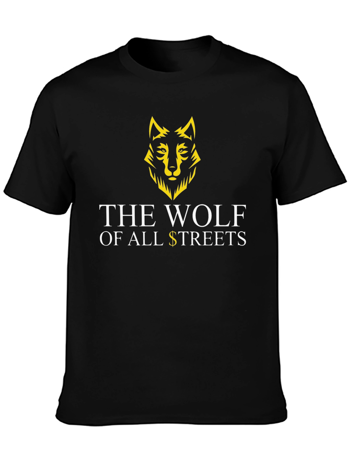 The Wolf of All Streets Black T-Shirt
