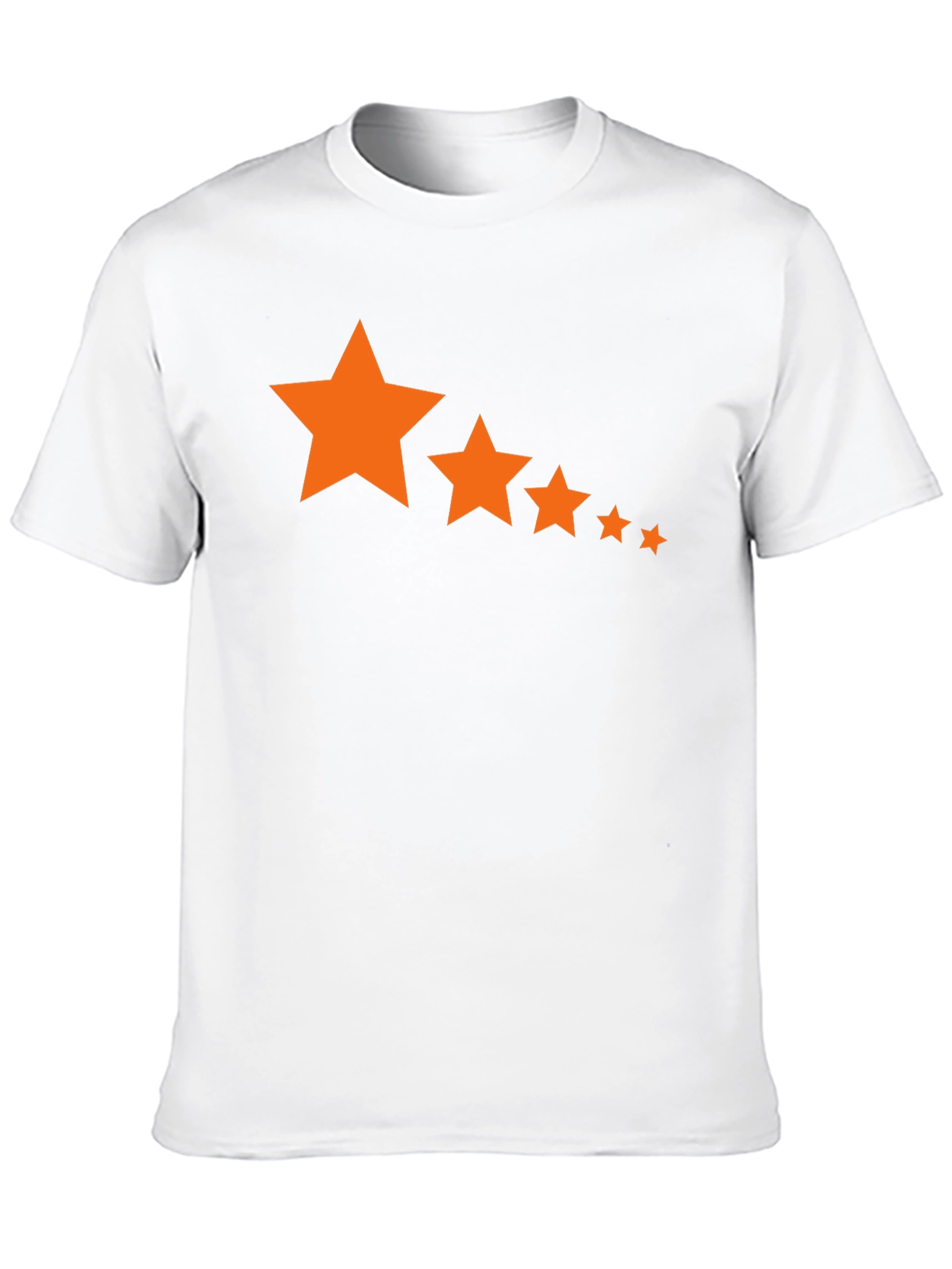 Modern Star Graphic T-Shirt - Stylish Black Tee