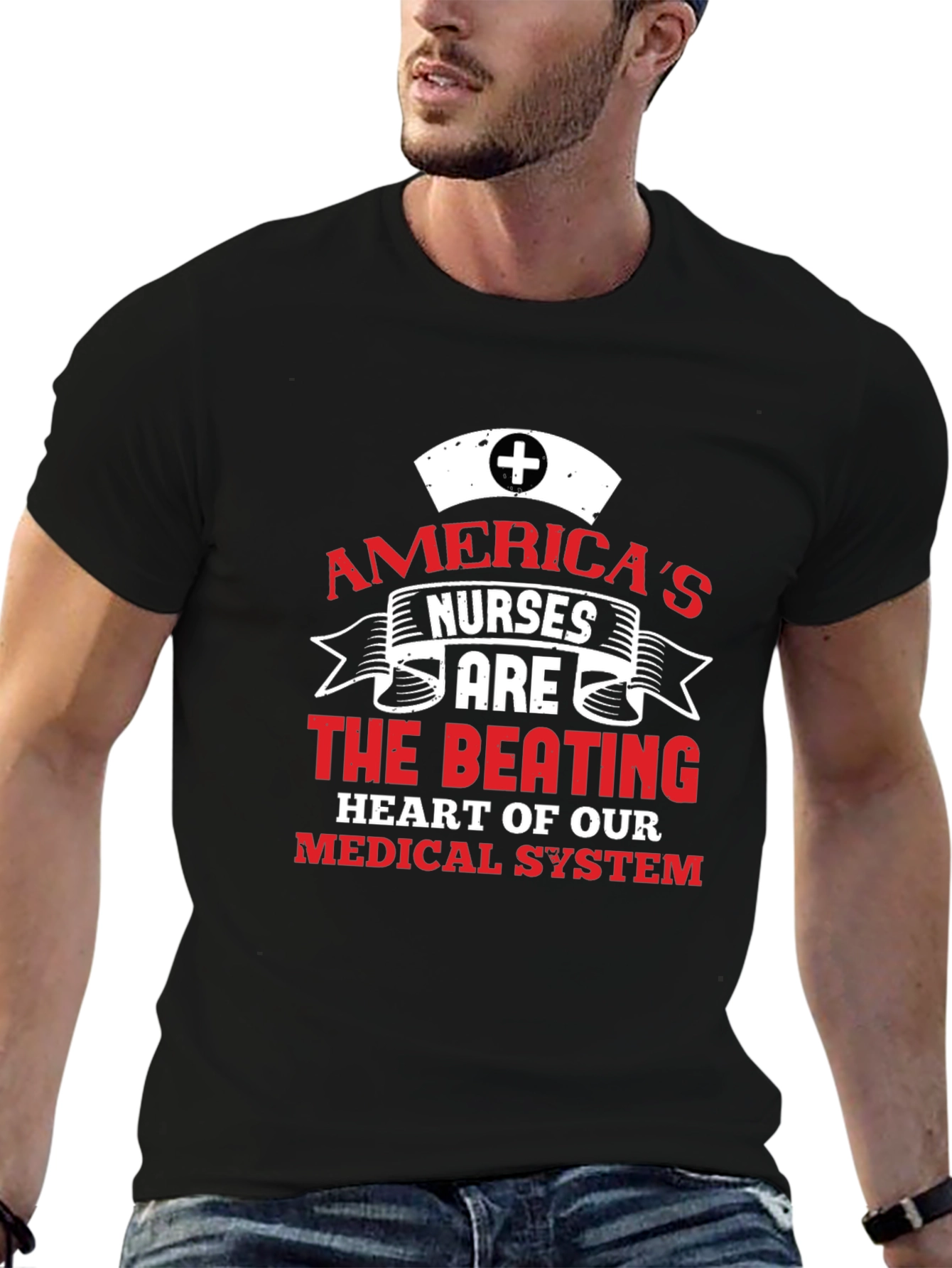 Americas Nurses Graphic T-Shirt