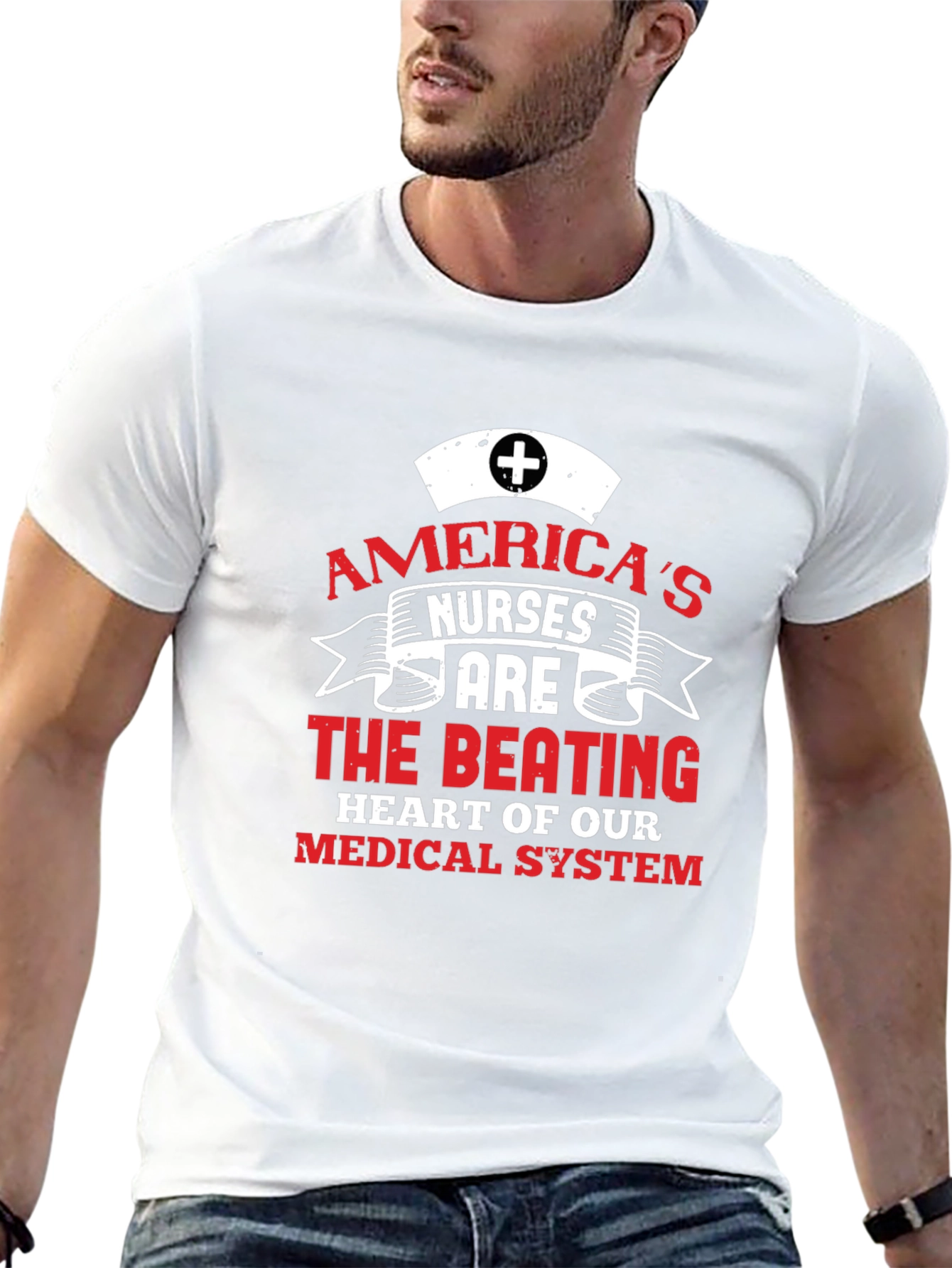 Americas Nurses Graphic T-Shirt