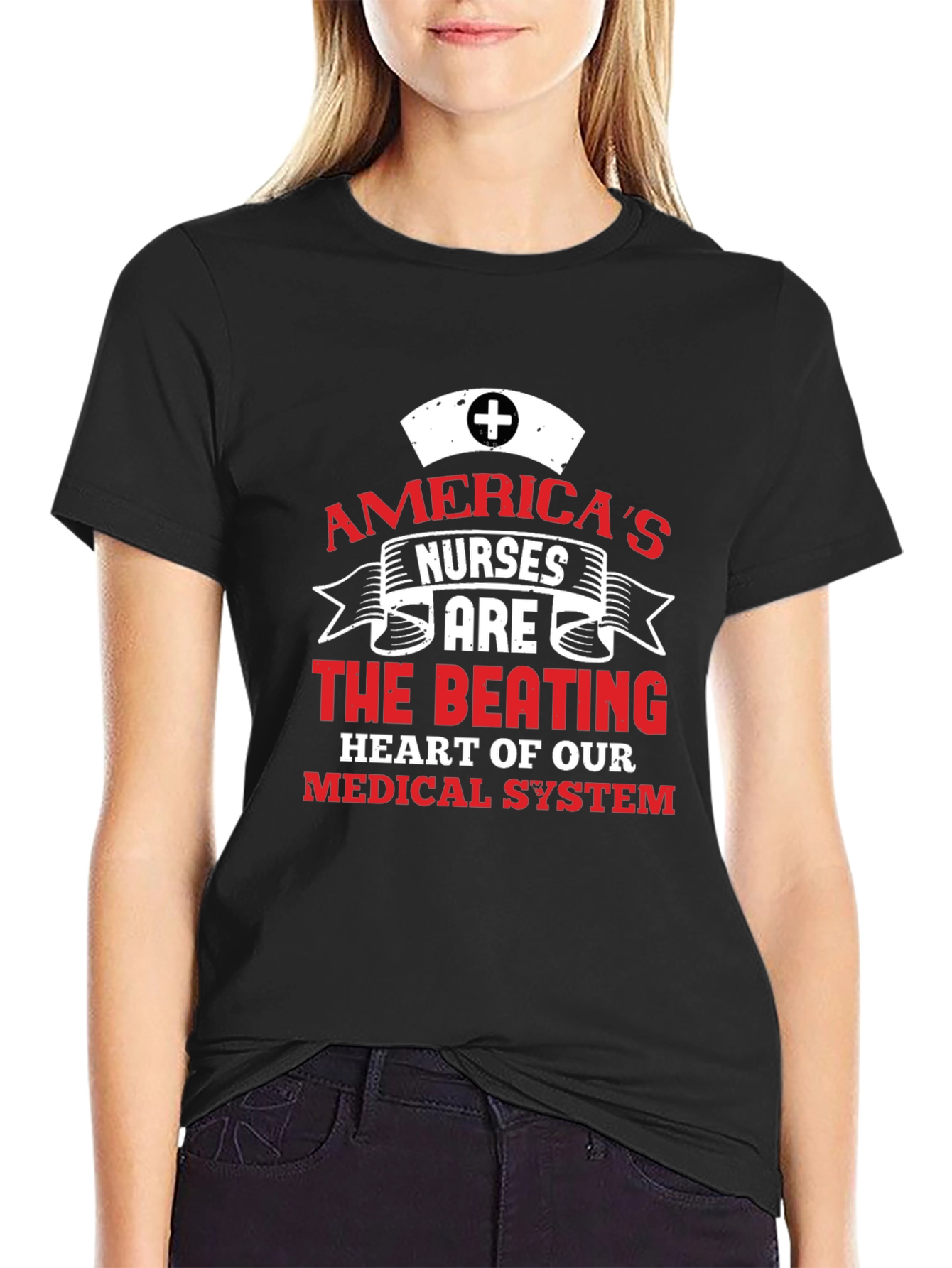 Americas Nurses Graphic T-Shirt