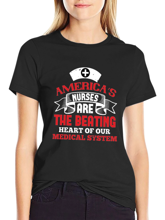 Americas Nurses Graphic T-Shirt