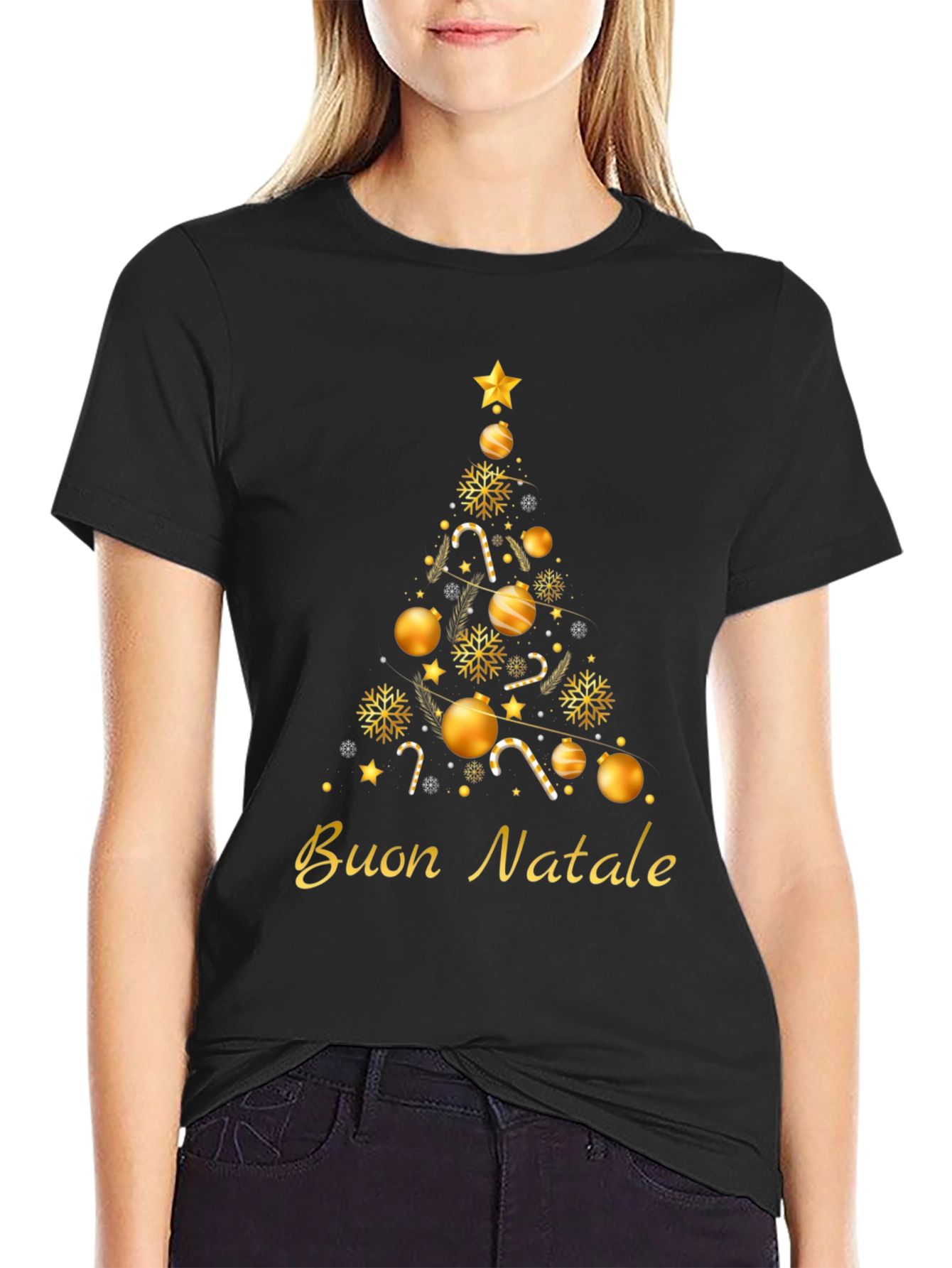 Buon Natale Christmas Tree T-Shirt