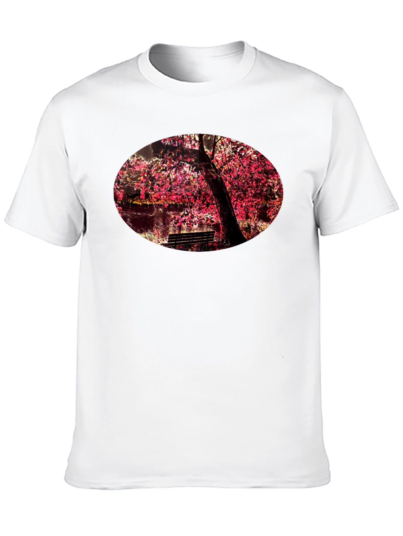 Nature Graphic Black T-Shirt