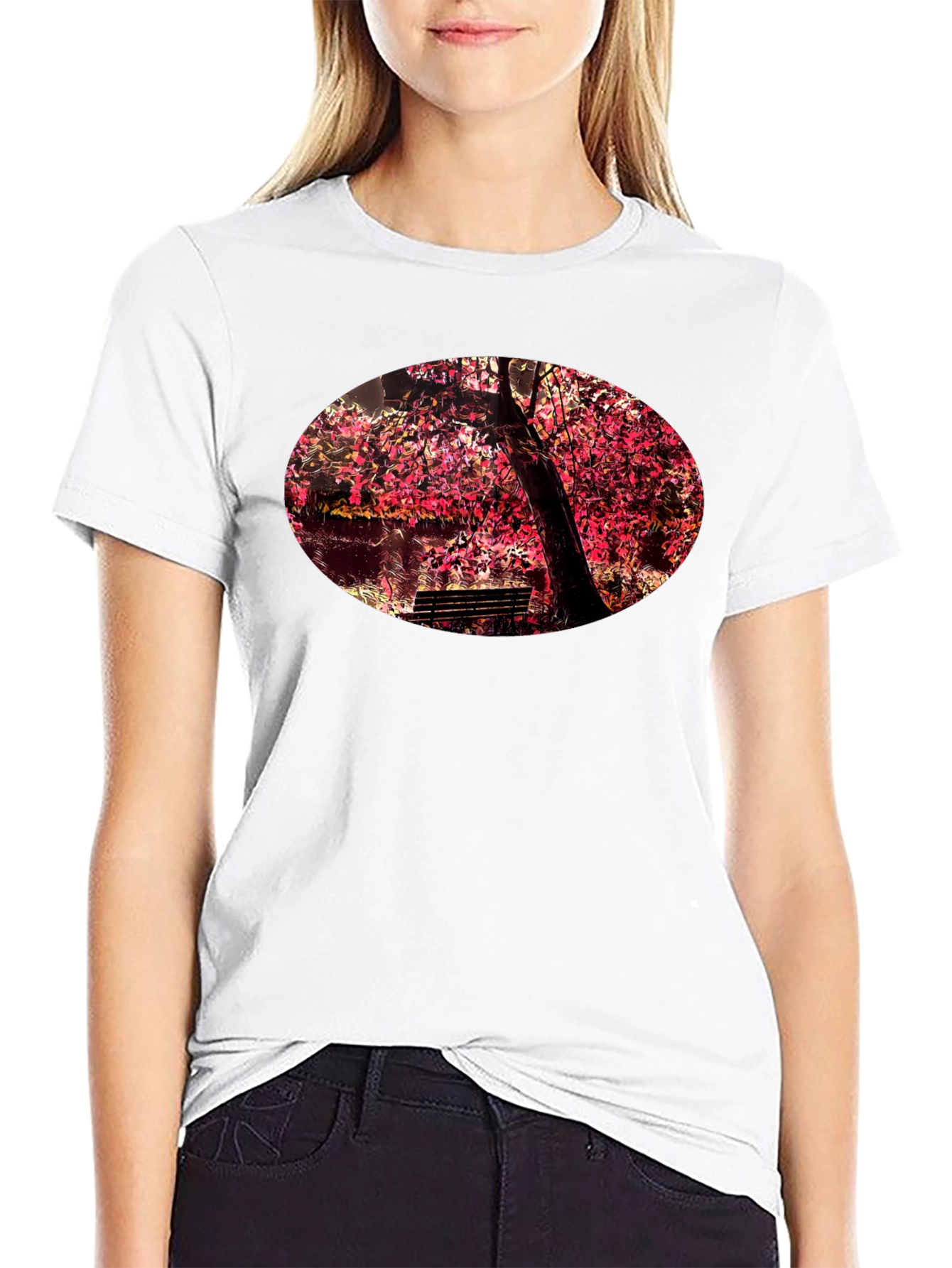 Nature Graphic Black T-Shirt