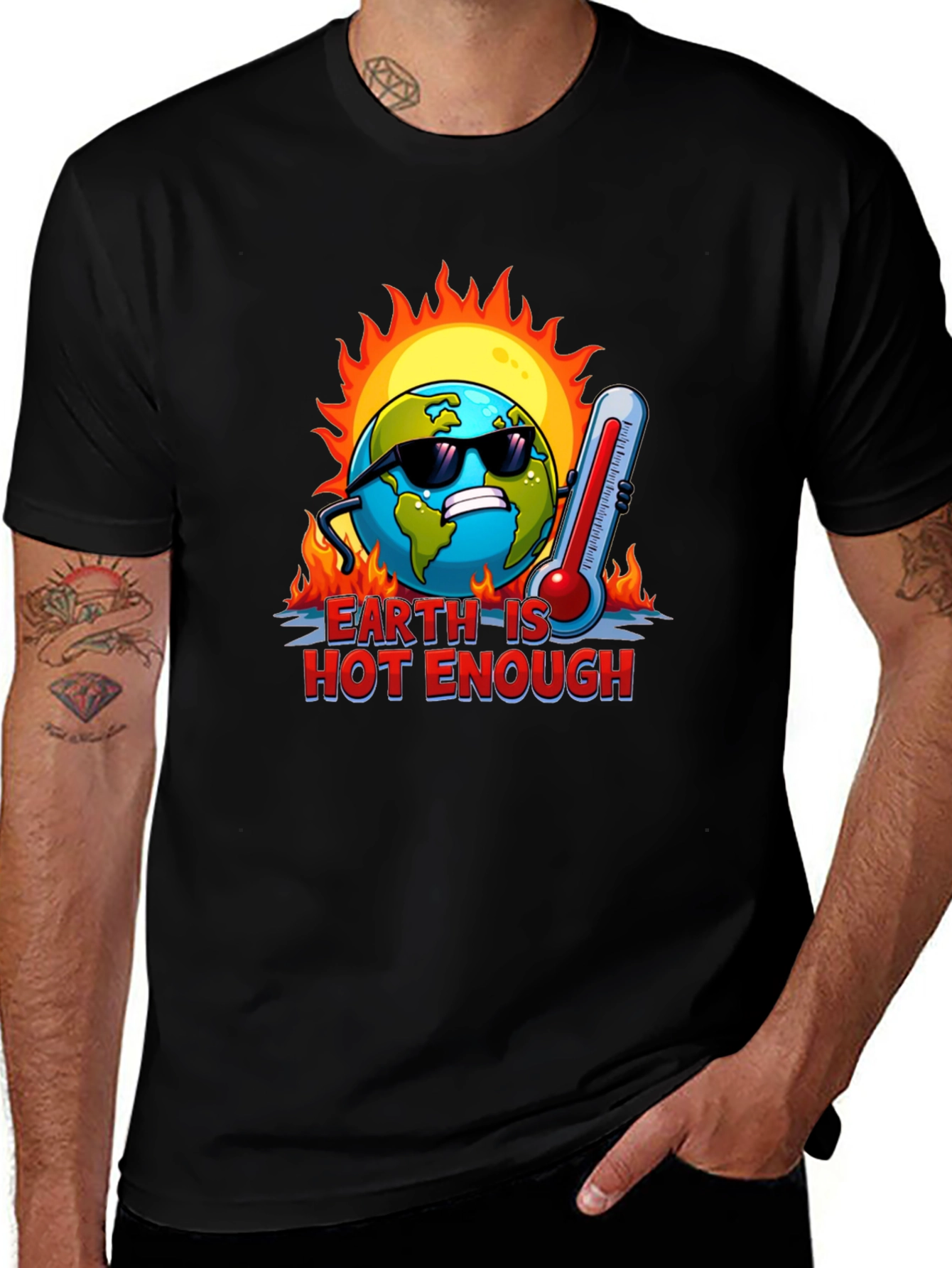 Earth is Hot Enough Graphic Tee