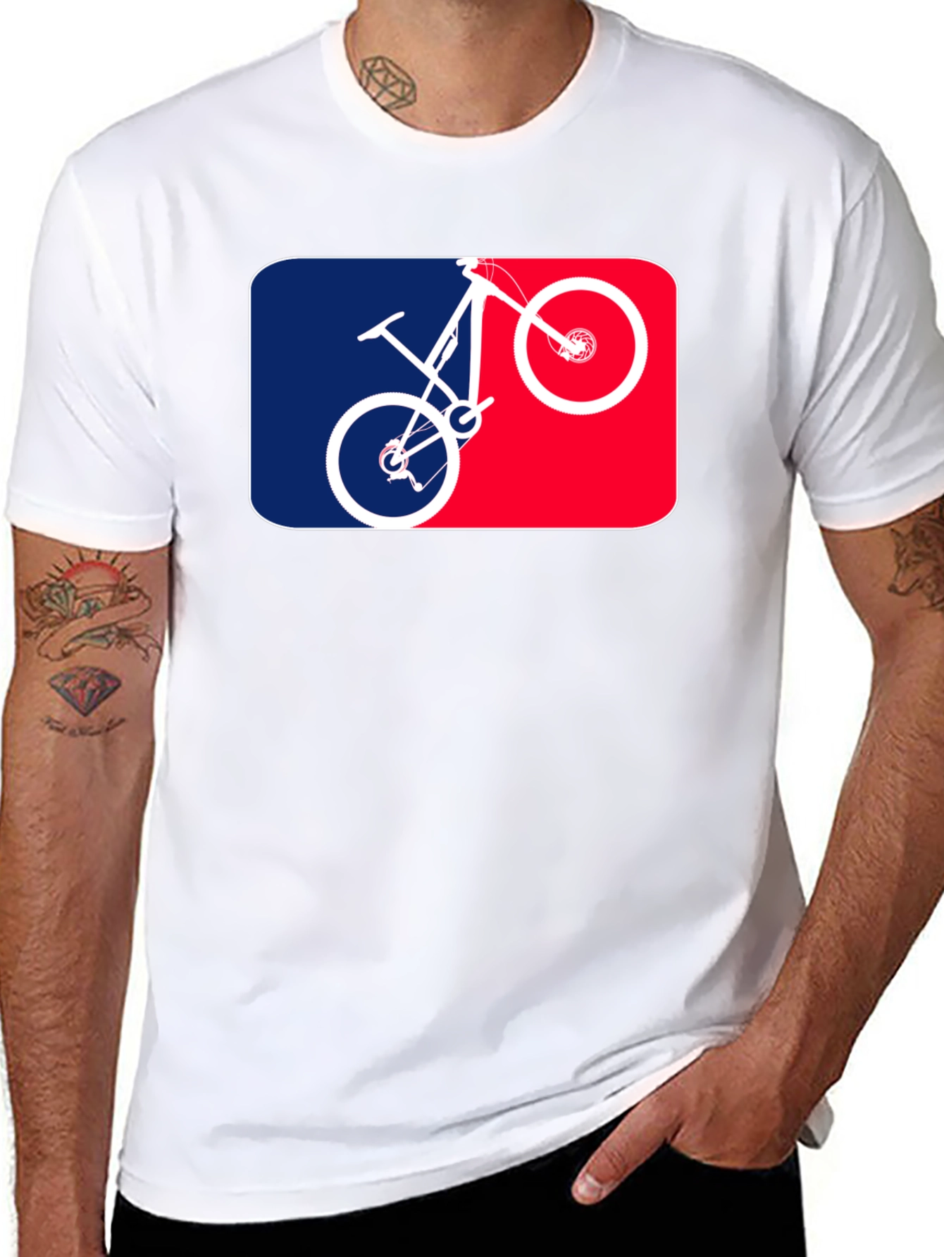 Bike Graphic T-Shirt - Cycling Enthusiast Tee