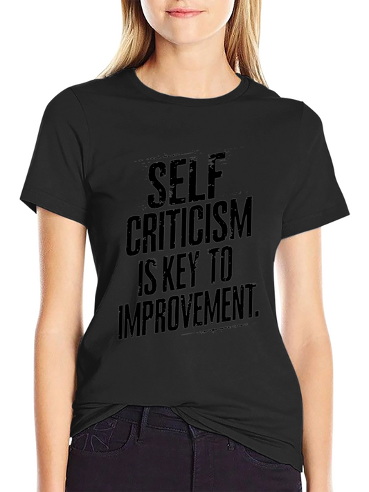 Self-Criticism is Key T-Shirt
