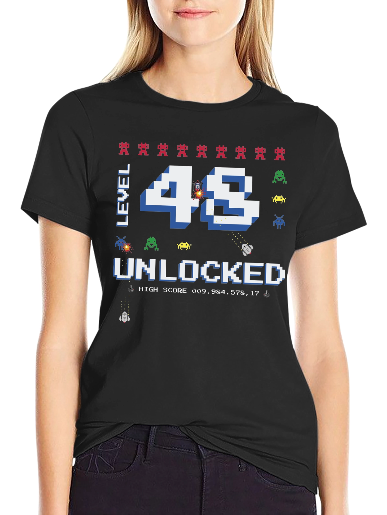 Level 48 Unlocked Graphic T-Shirt