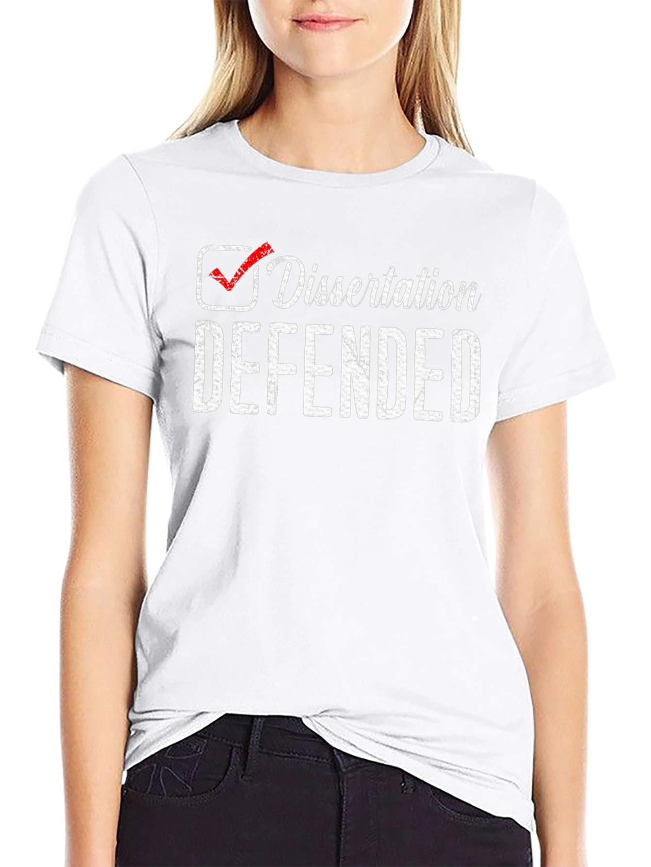 Dissertation Defended T-Shirt - Grad School Gift