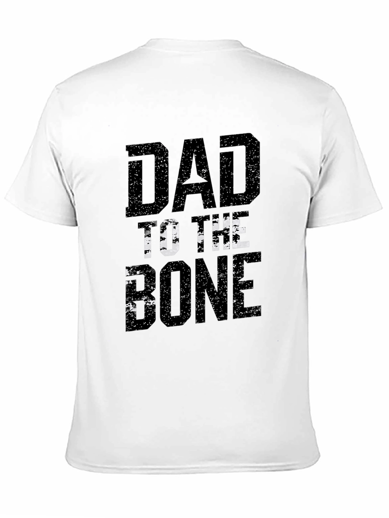 Dad to the Bone Black Graphic T-Shirt