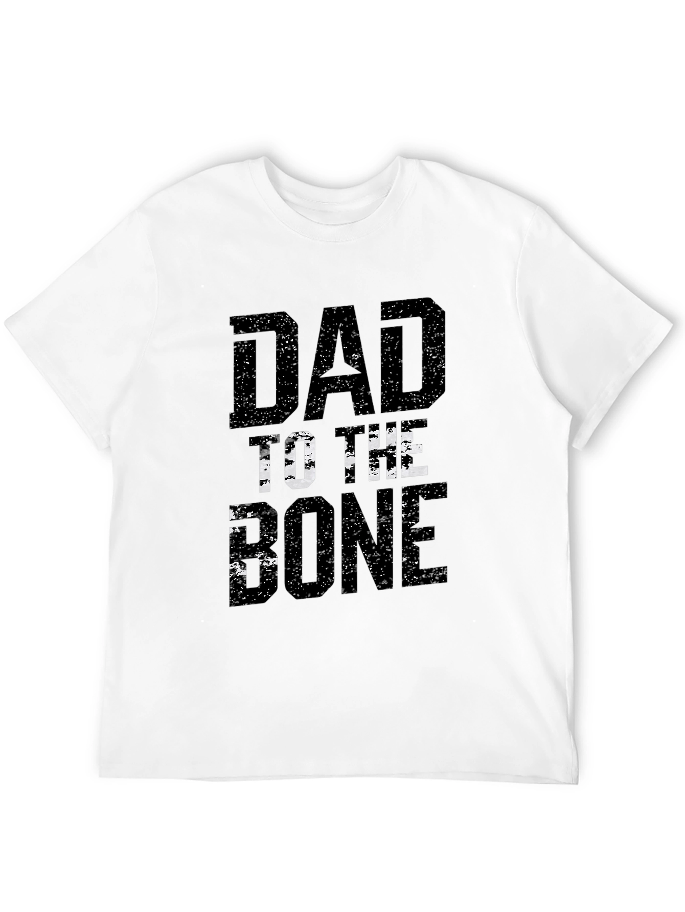 Dad to the Bone Black Graphic T-Shirt
