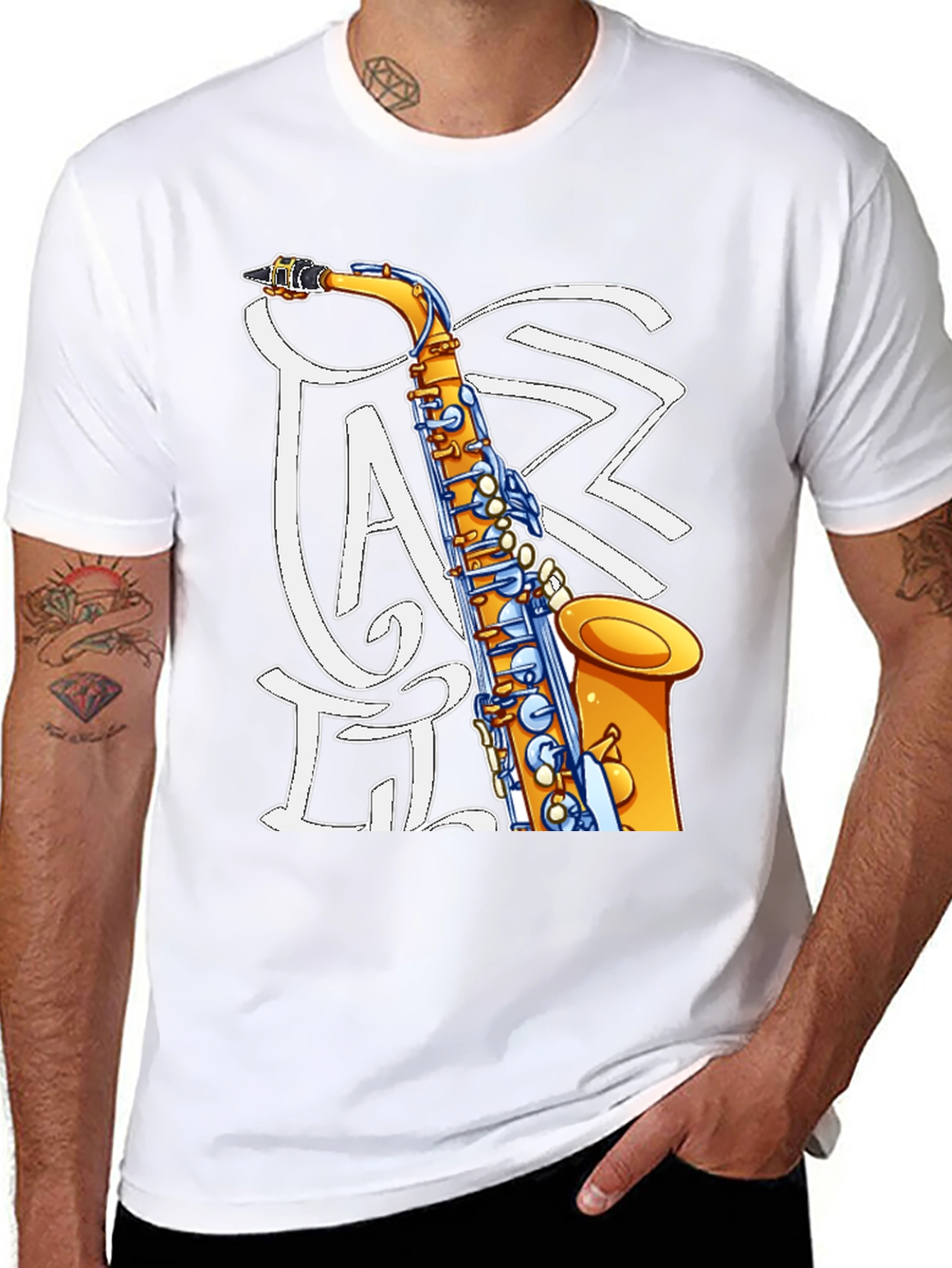 Jazz Music Saxophone T-Shirt