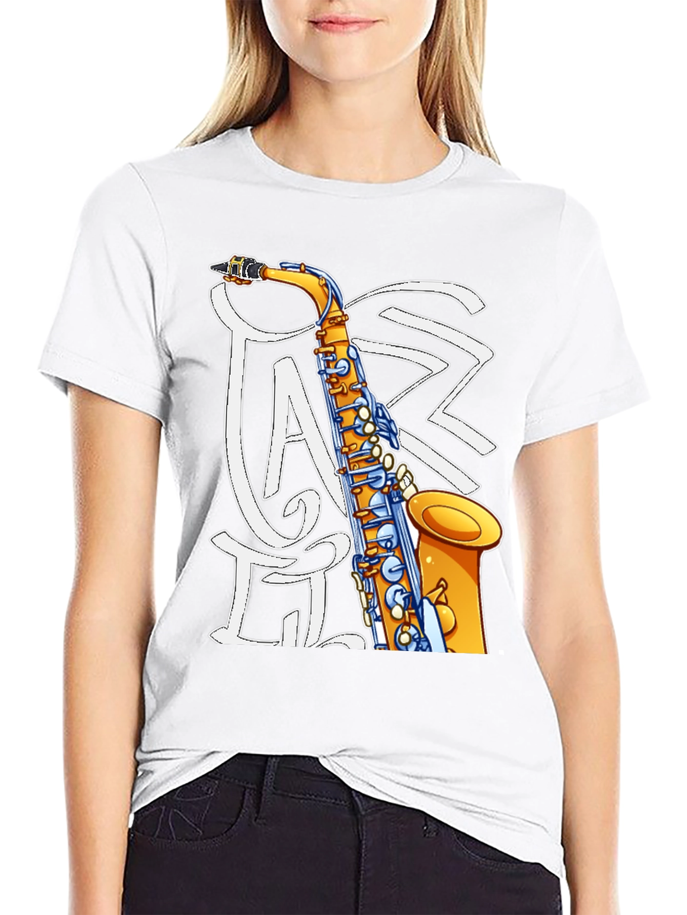 Jazz Music Saxophone T-Shirt