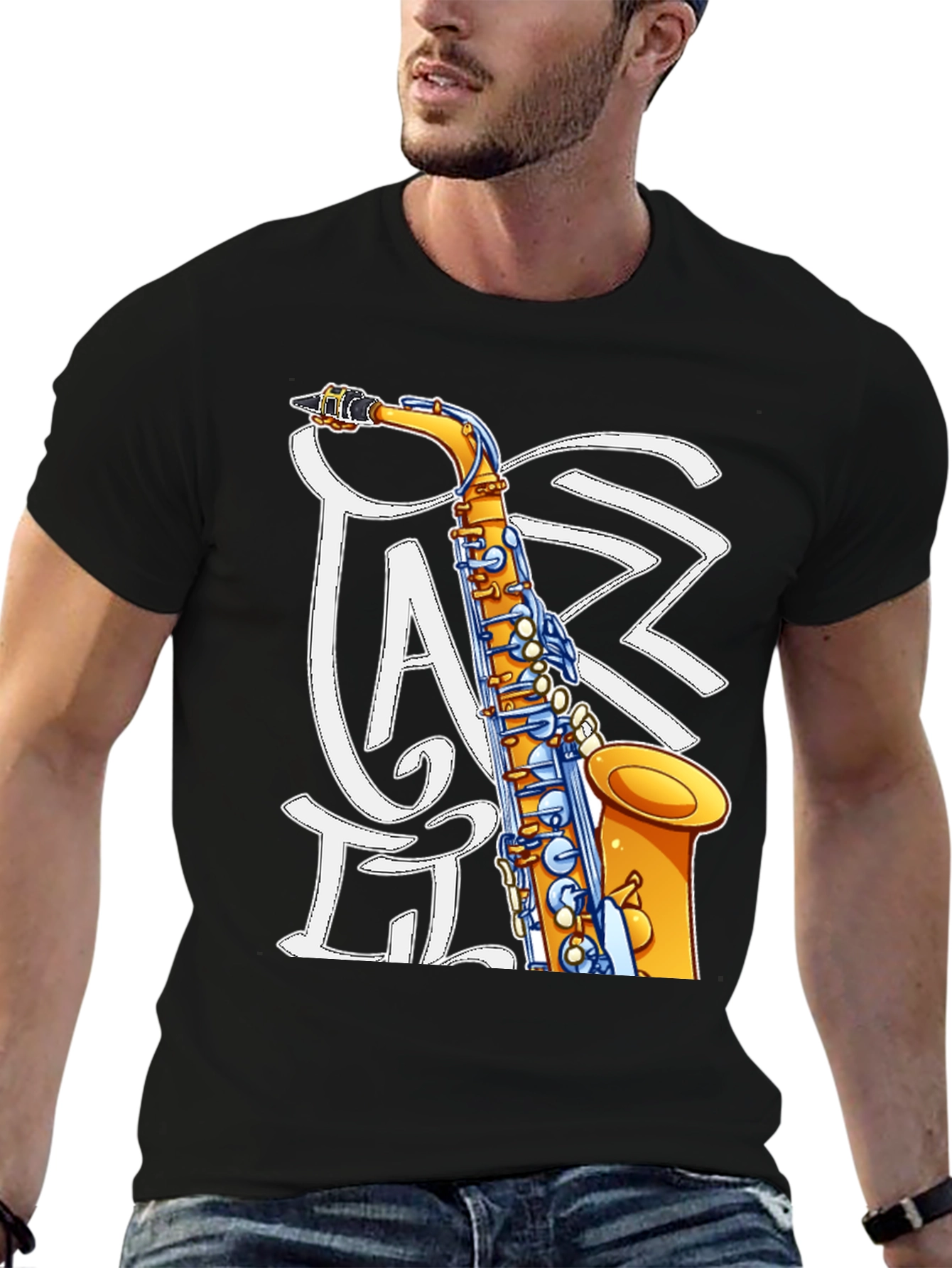 Jazz Music Saxophone T-Shirt