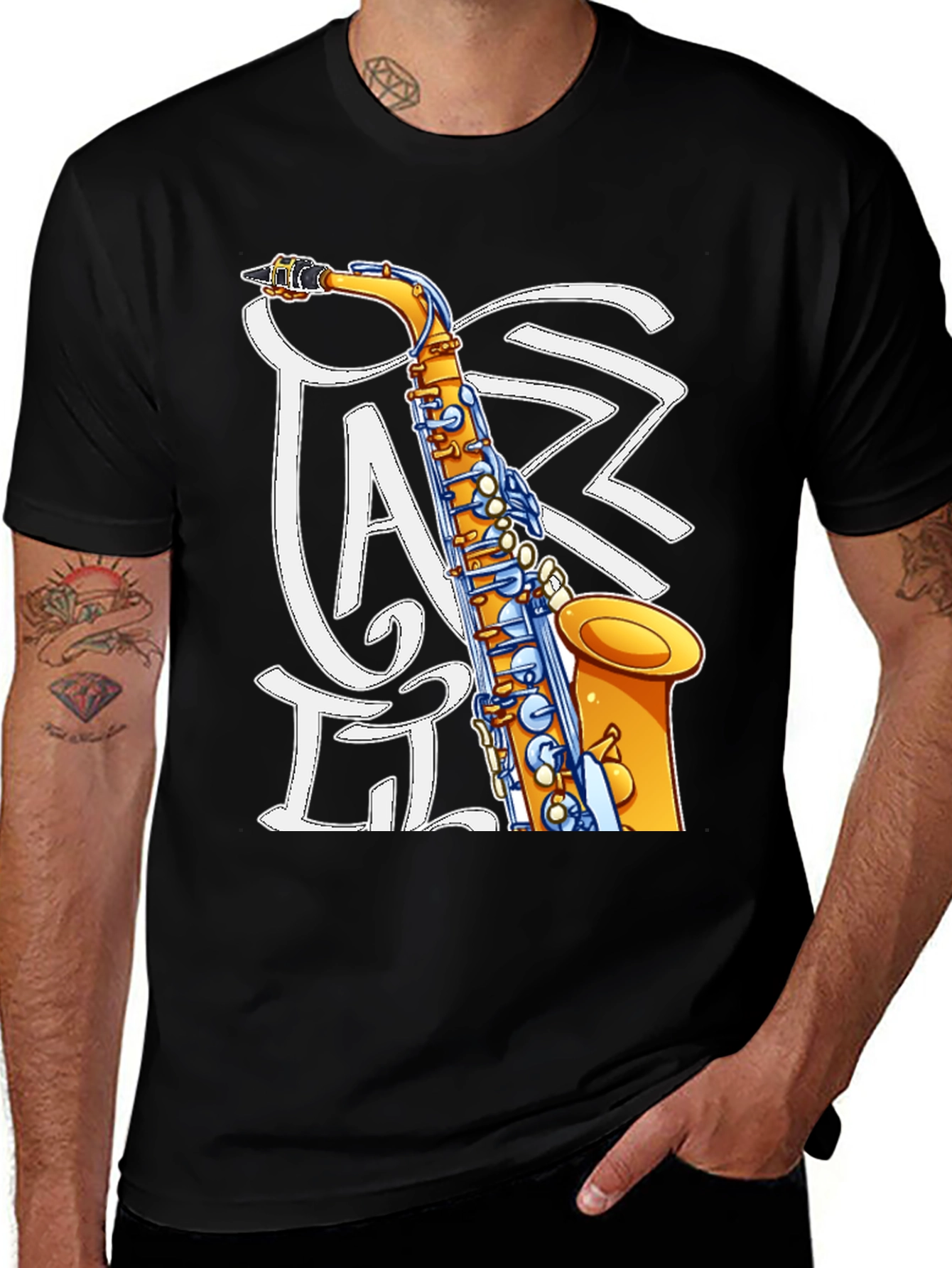 Jazz Music Saxophone T-Shirt