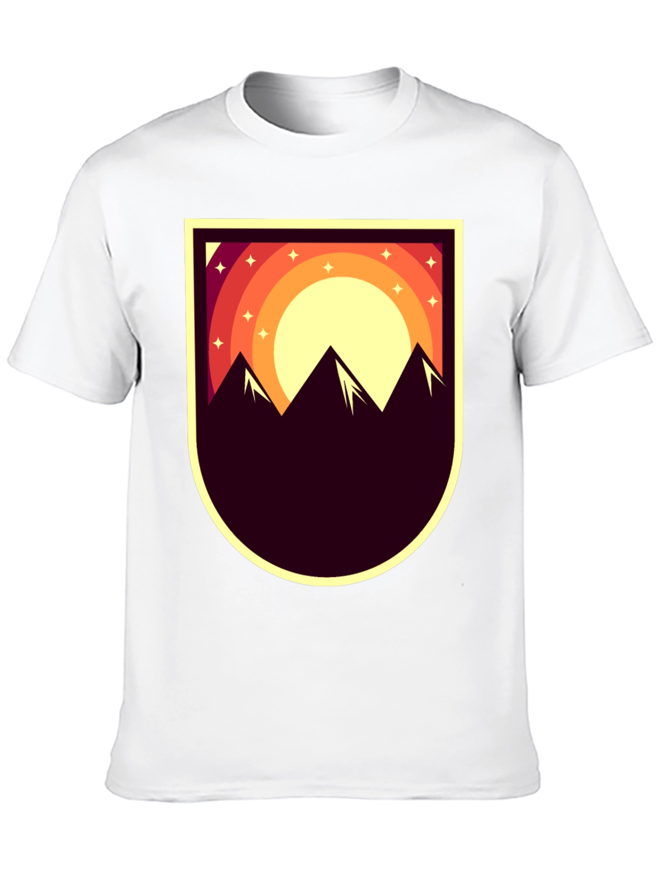 Mountain Sunset Graphic Tee - Adventure Style