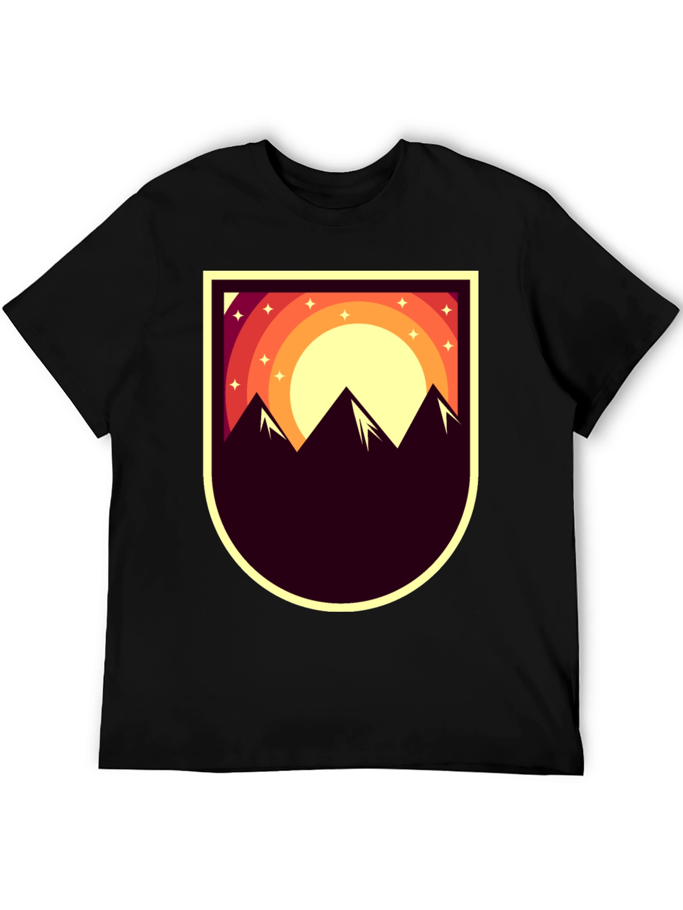 Mountain Sunset Graphic Tee - Adventure Style