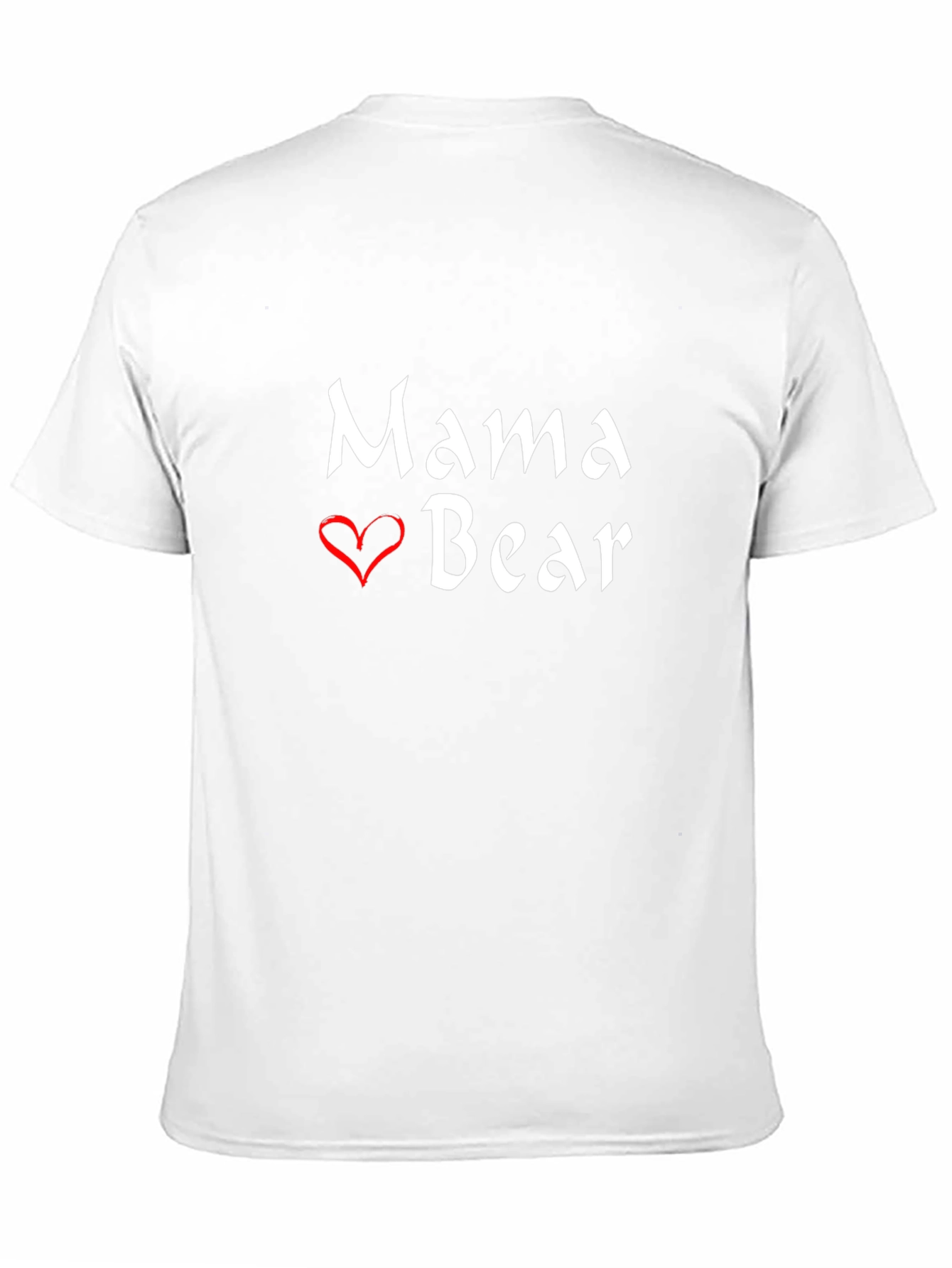 Mama Bear Graphic T-Shirt - Black Short Sleeve
