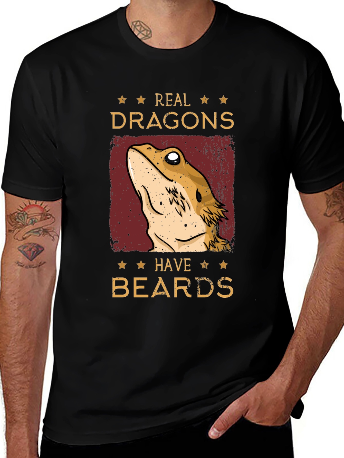 Real Dragons Have Beards T-Shirt