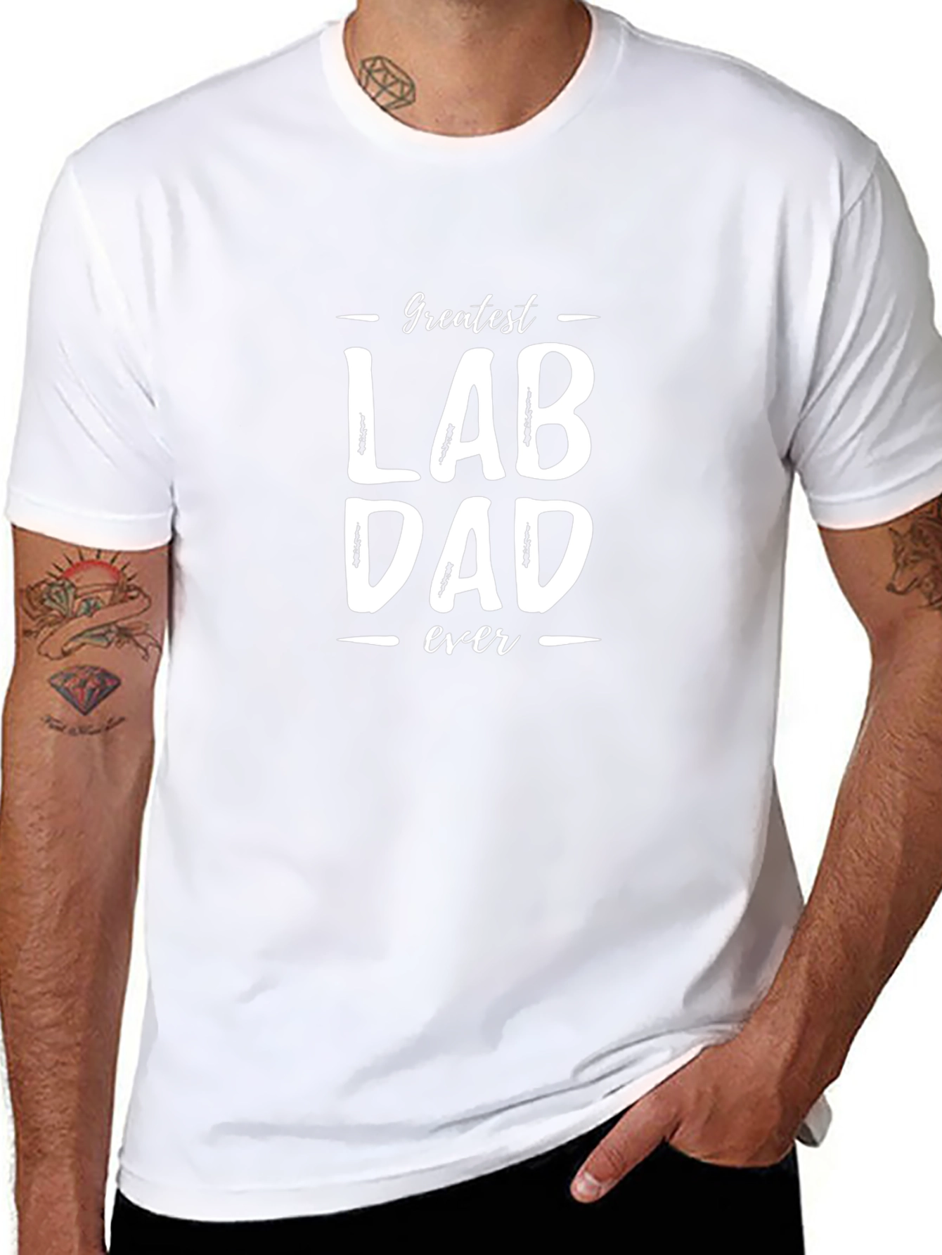 Greatest Lab Dad Ever T-Shirt