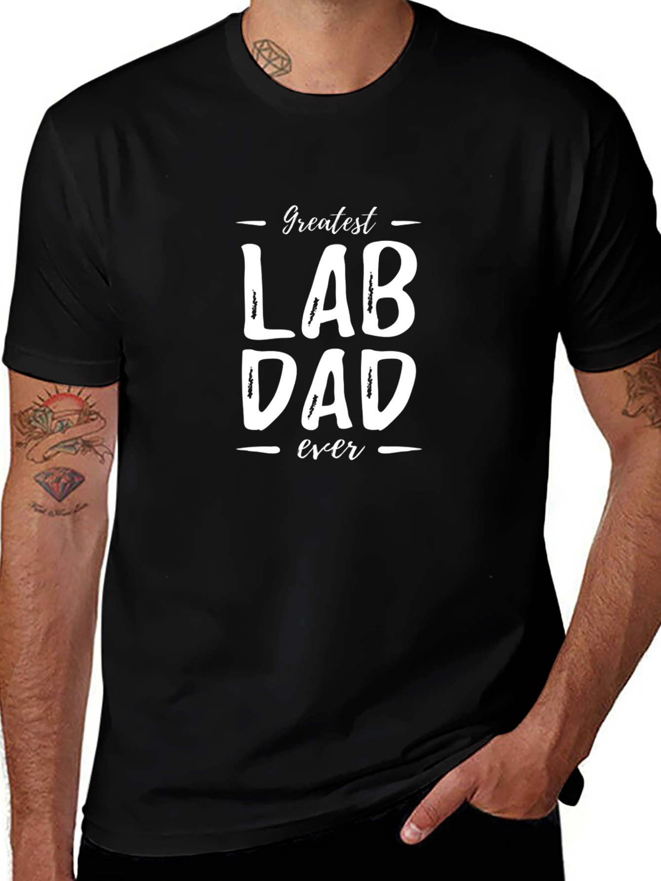 Greatest Lab Dad Ever T-Shirt