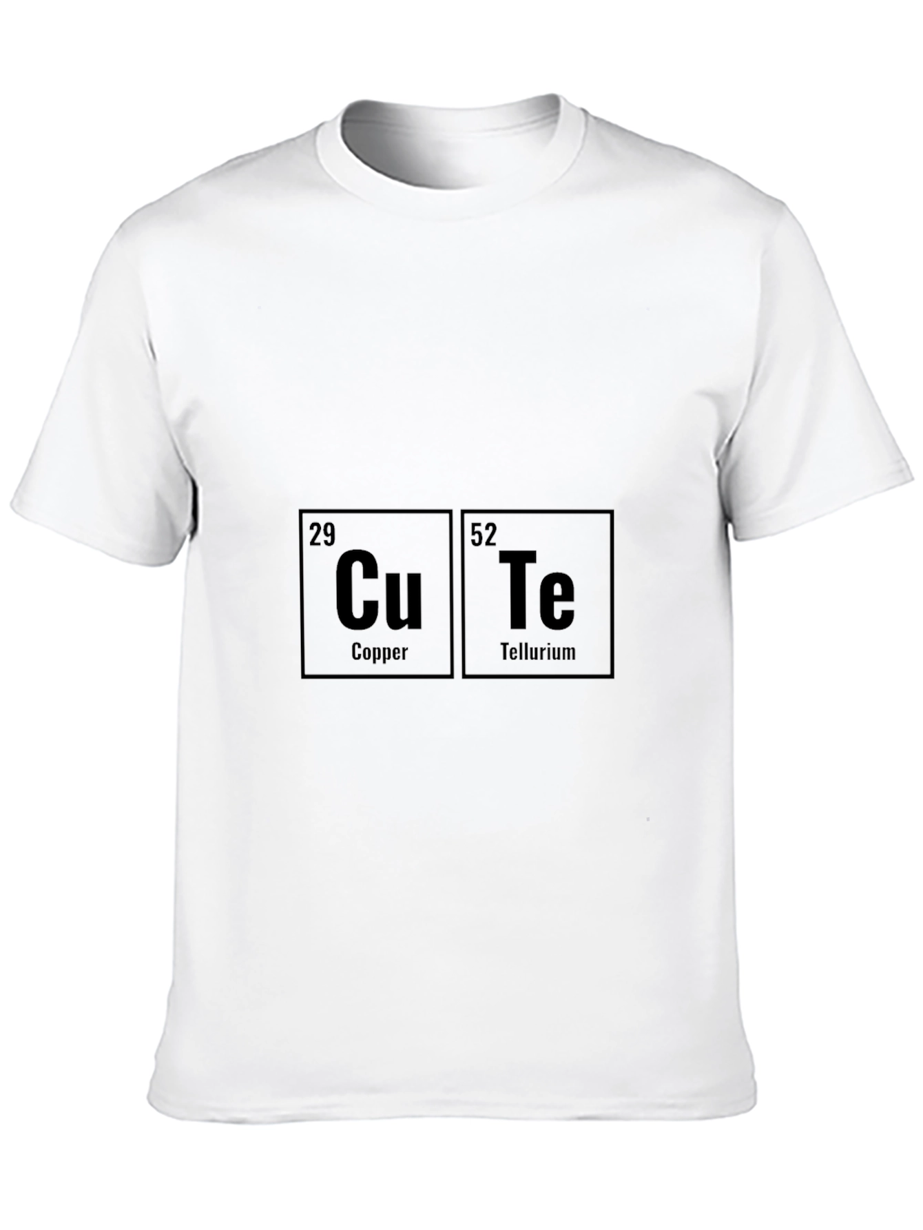 Cute Chemistry Pun T-Shirt - Copper Tellurium