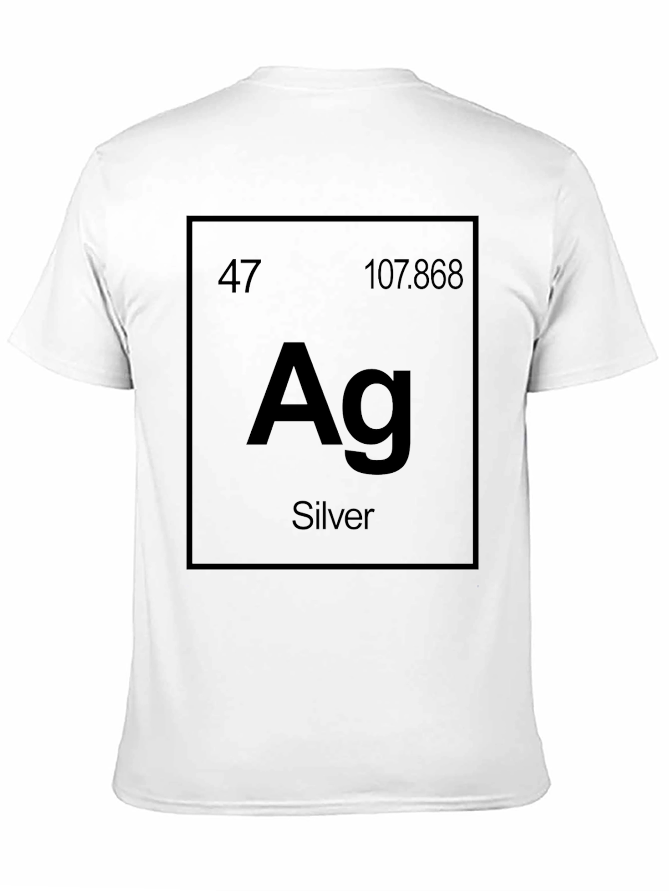 Silver Element Periodic Table T-Shirt