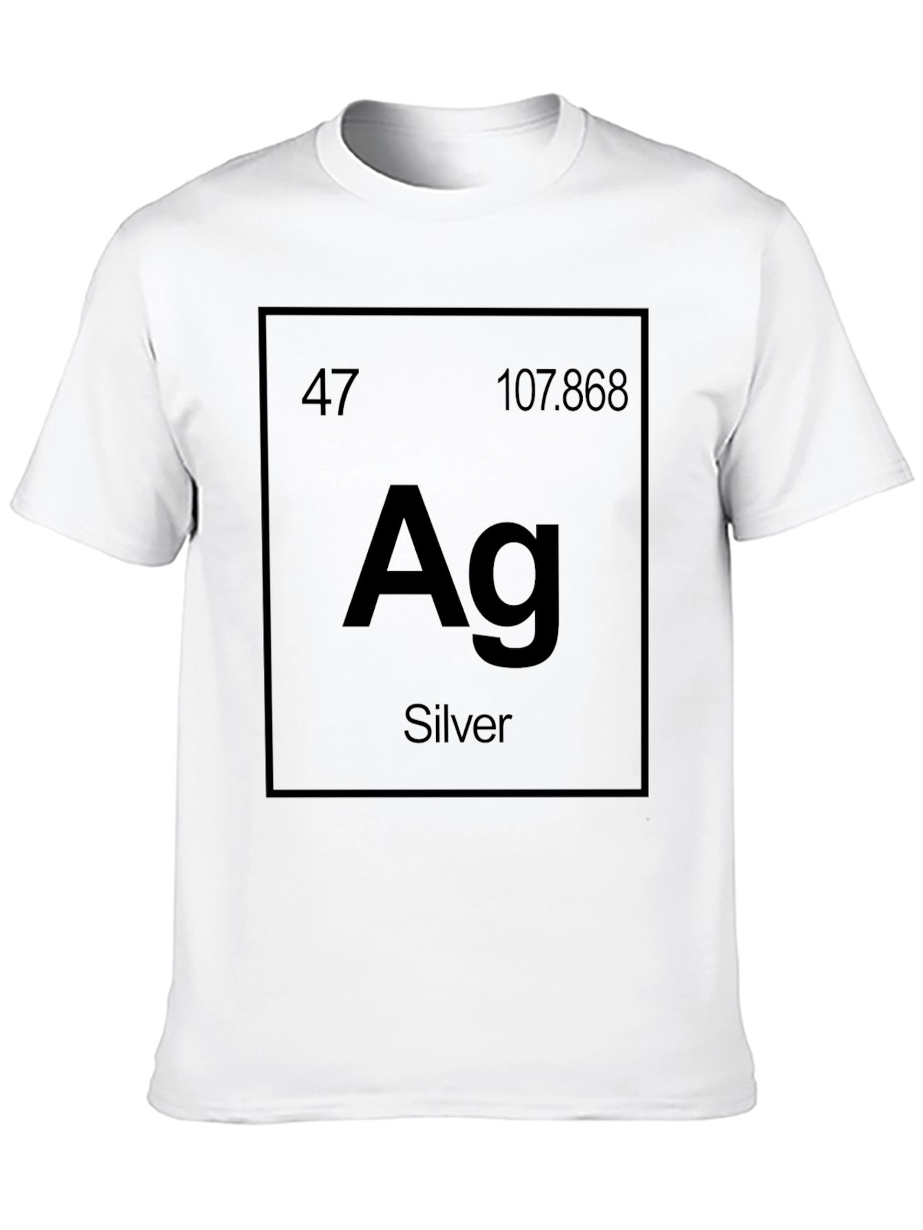 Silver Element Periodic Table T-Shirt