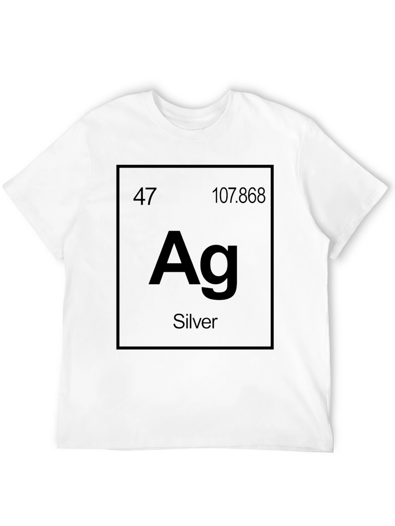 Silver Element Periodic Table T-Shirt