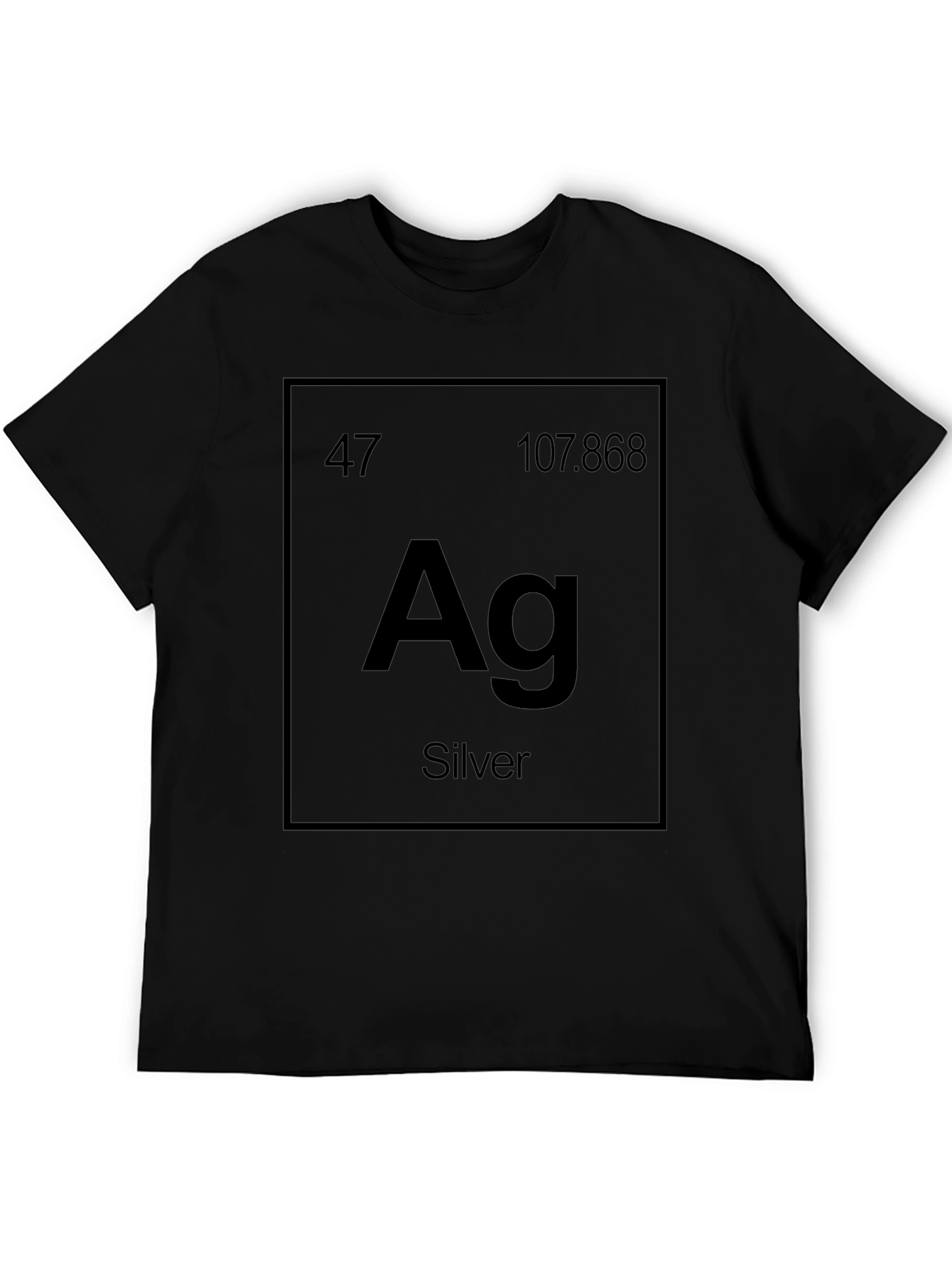 Silver Element Periodic Table T-Shirt