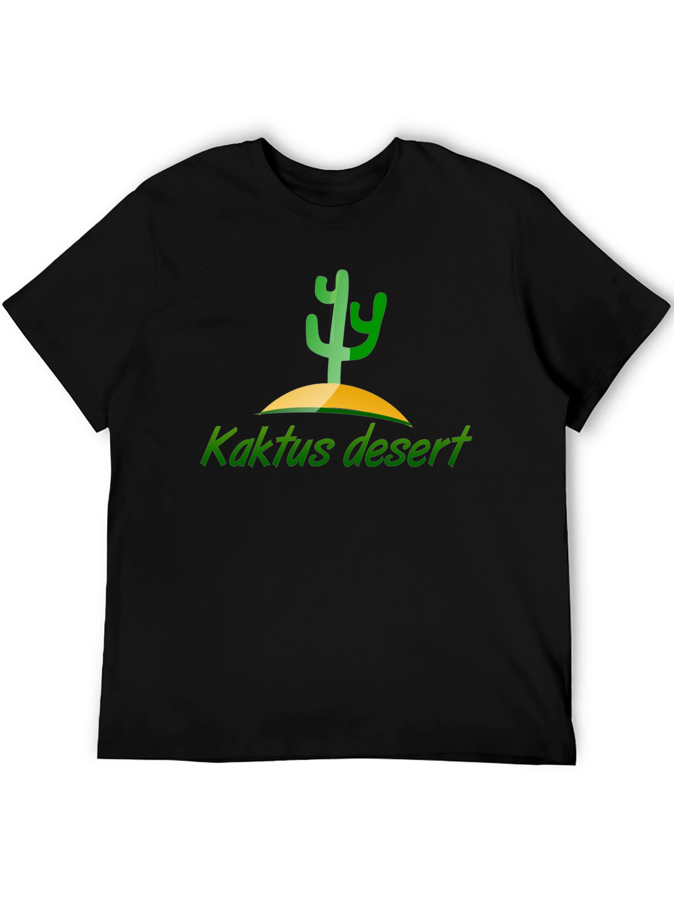 Kaktus Desert Black T-Shirt