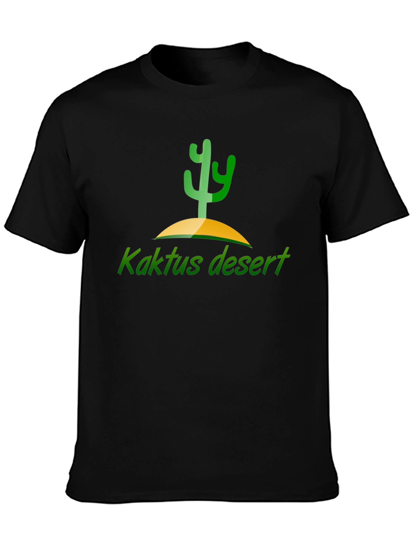 Kaktus Desert Black T-Shirt