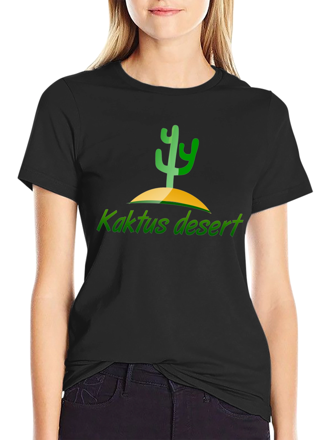 Kaktus Desert Black T-Shirt