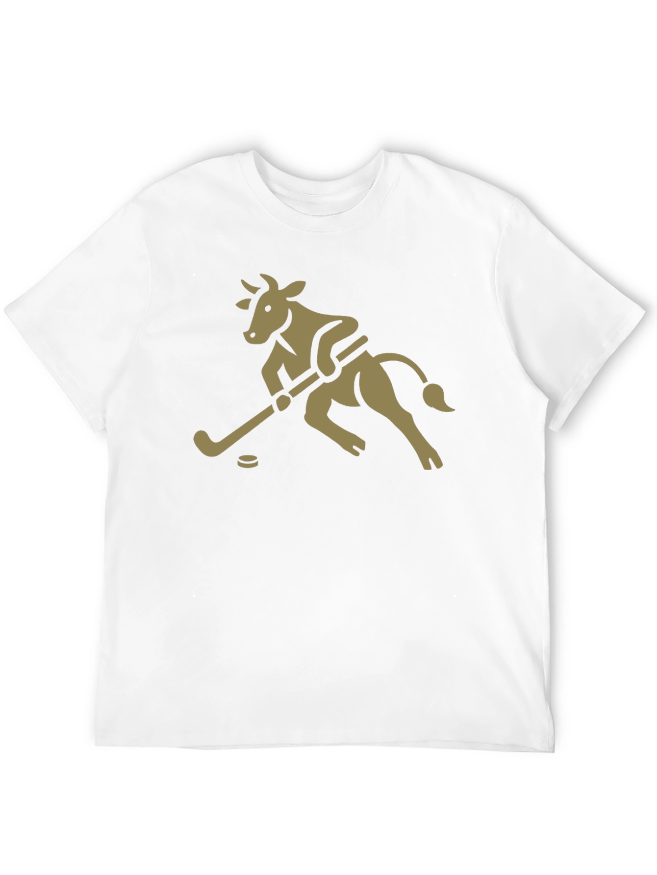 Hockey Cow Graphic T-Shirt