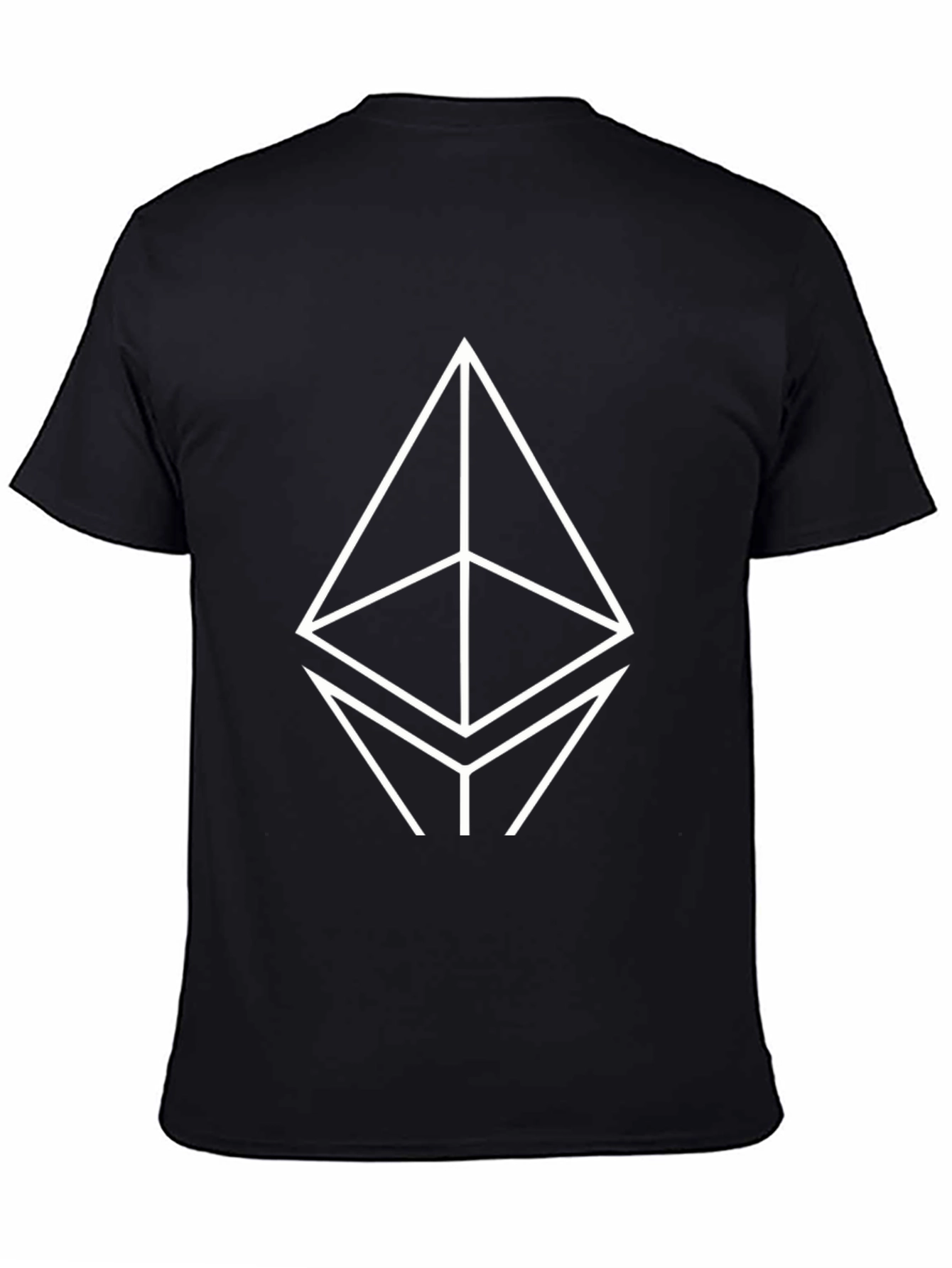 Ethereum Crypto Logo Black T-Shirt