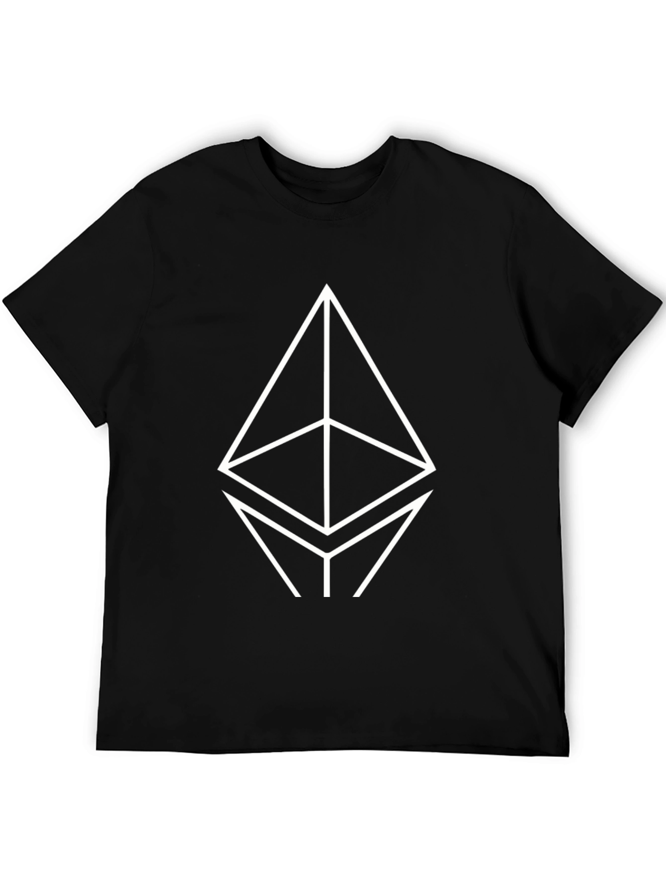Ethereum Crypto Logo Black T-Shirt