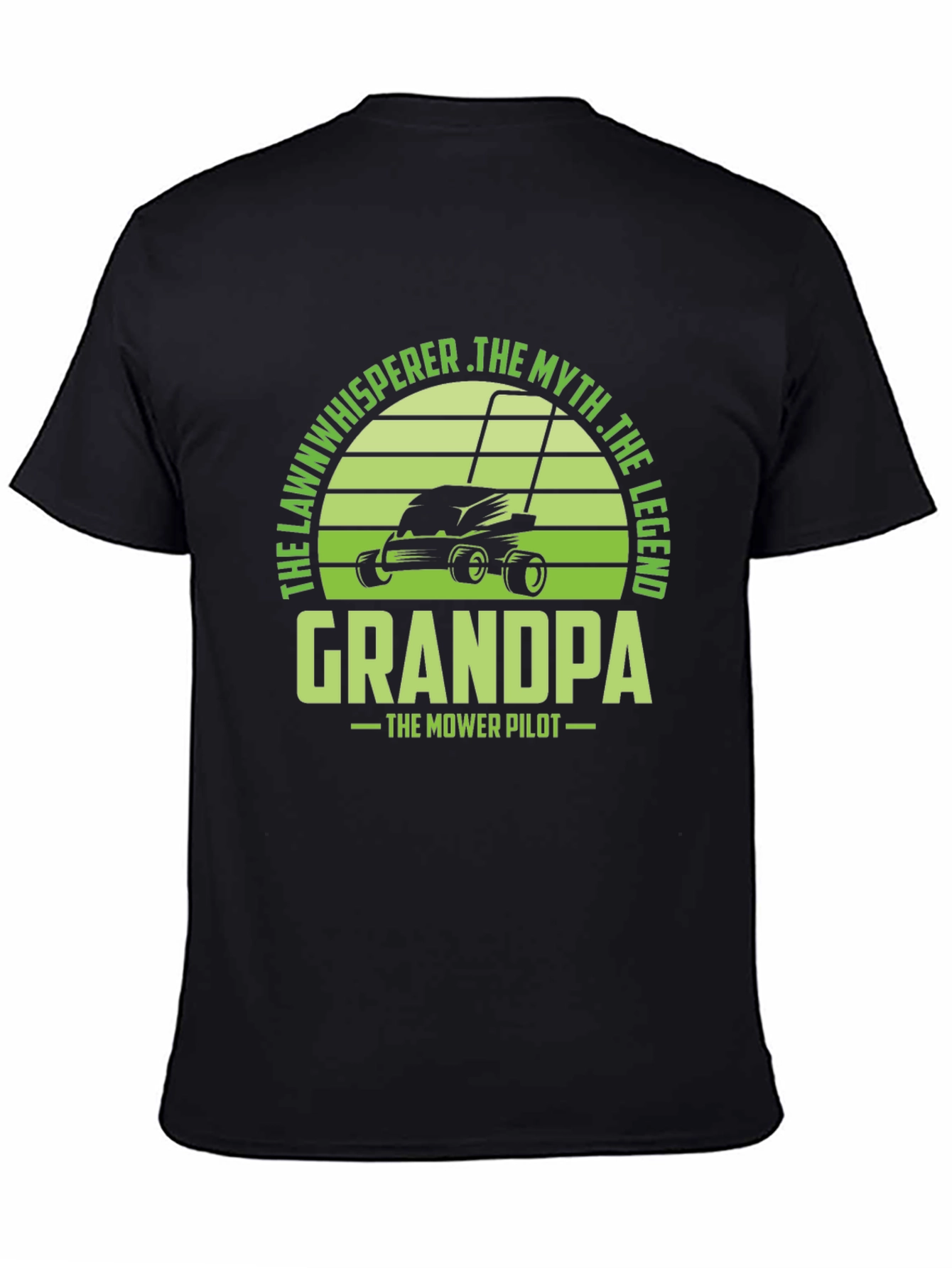 Grandpa Lawn Mower Pilot T-Shirt