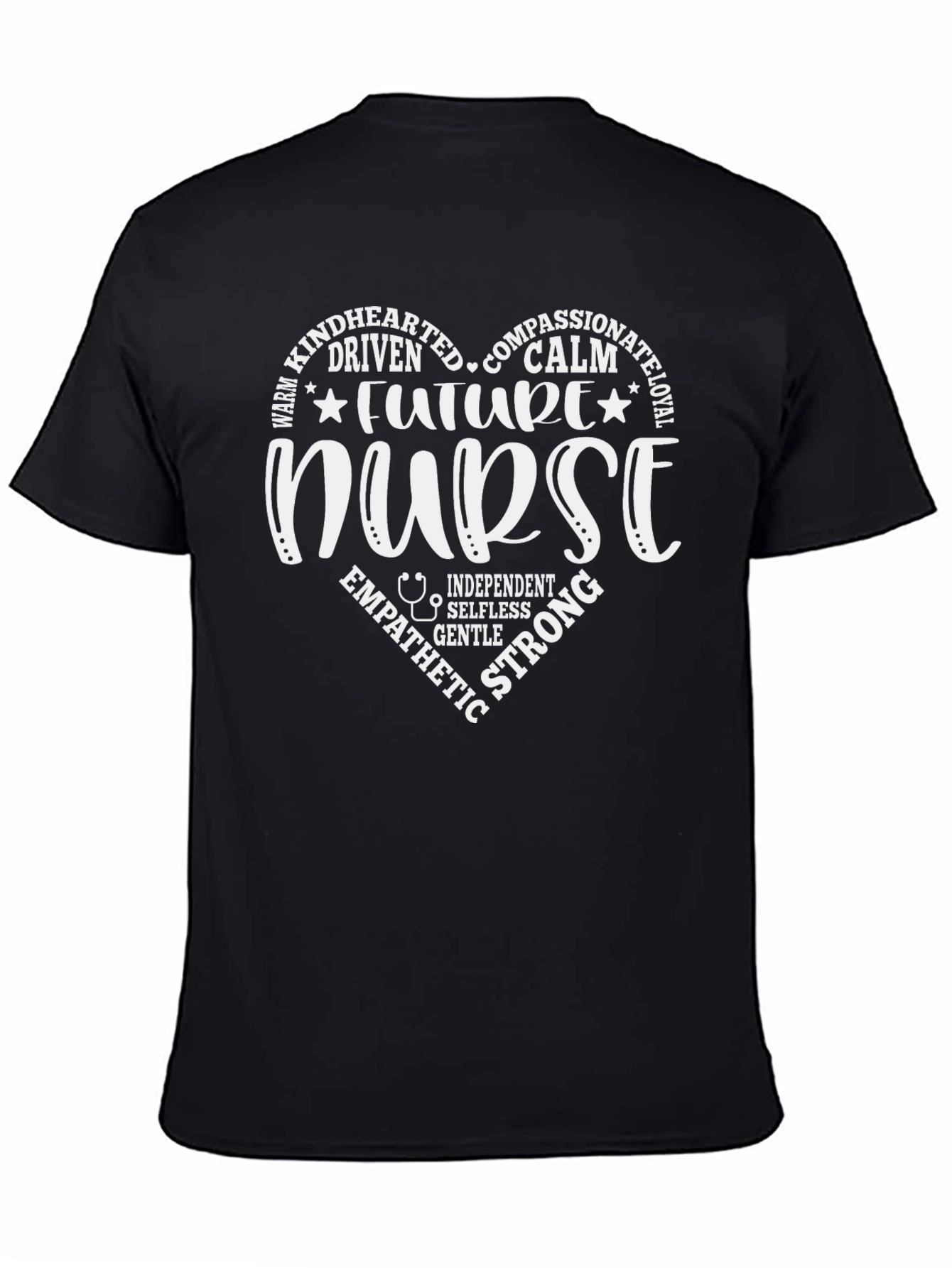 Future Nurse Heart Graphic Tee - Comfort Fit