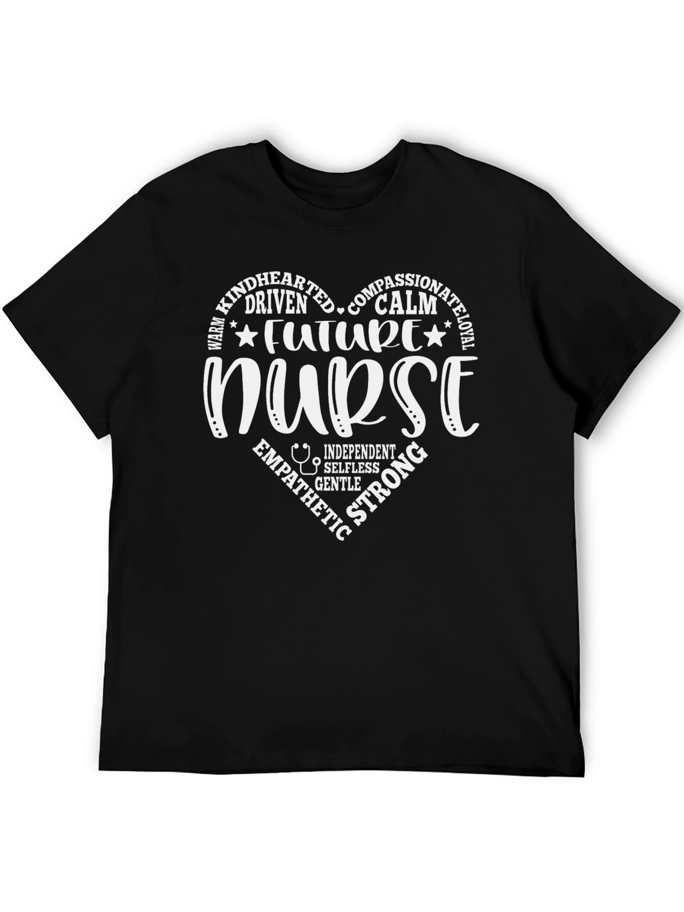 Future Nurse Heart Graphic Tee - Comfort Fit