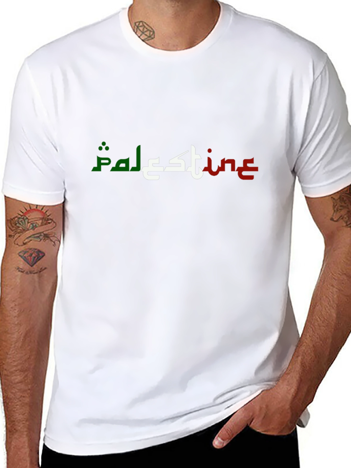 Palestine Arabic T-Shirt