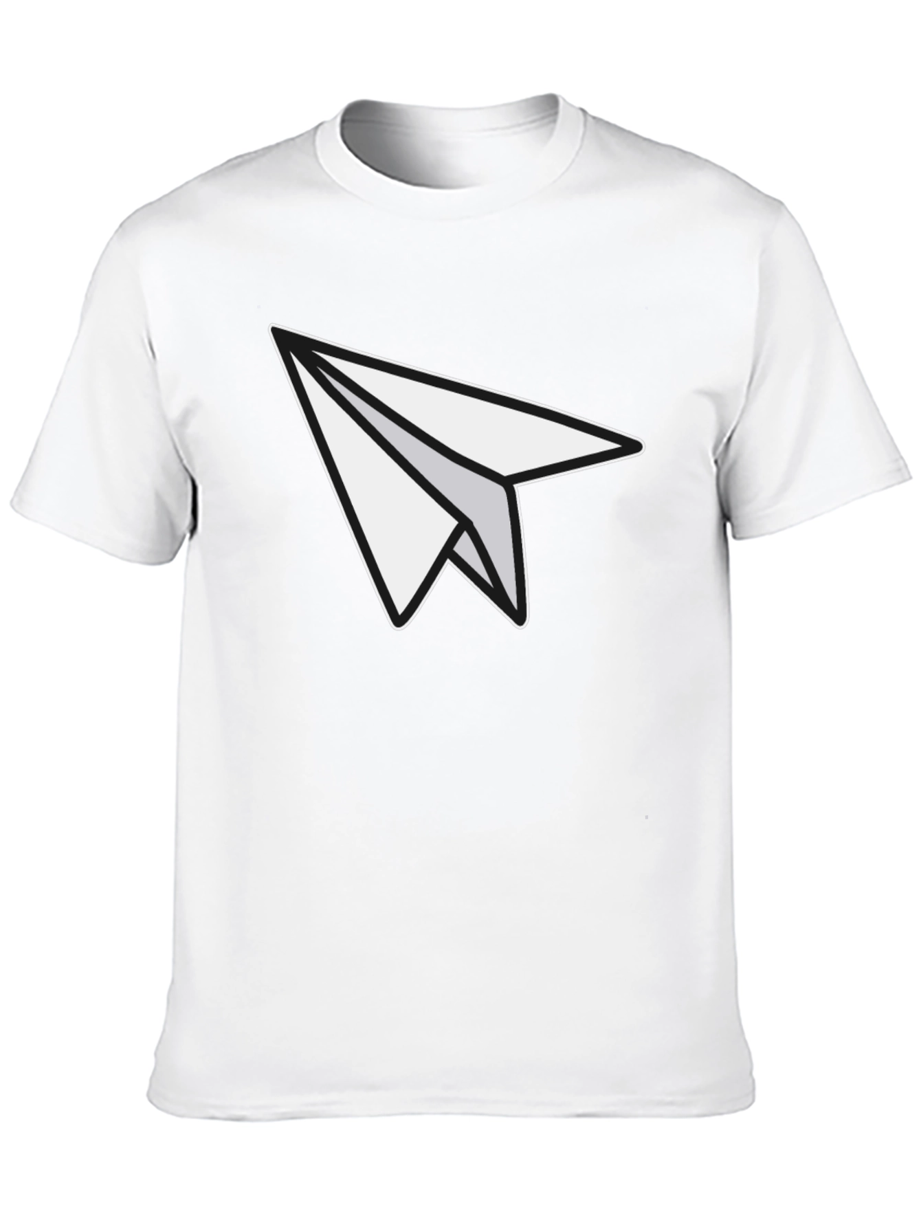 Paper Airplane Graphic Tee - Unisex Soft Cotton Blend
