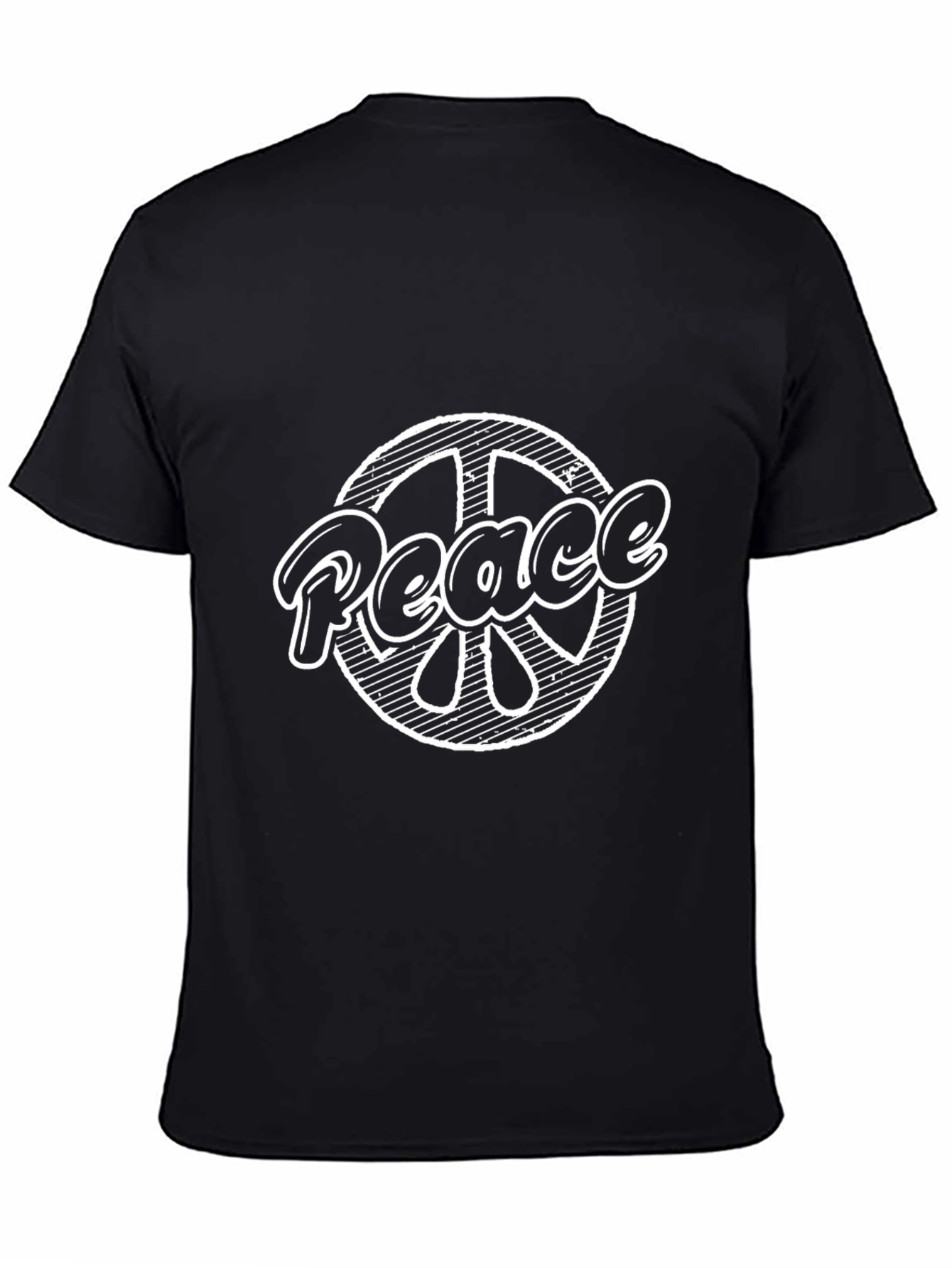 Peace Sign Black T-Shirt
