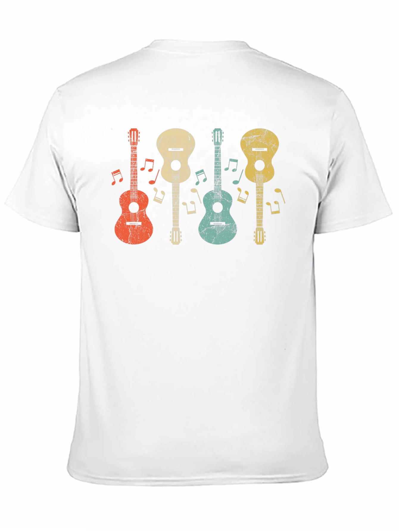 Retro Guitar T-Shirt - Music Lover Tee