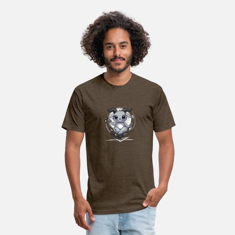 Kawaii Baphomet Black White 01
