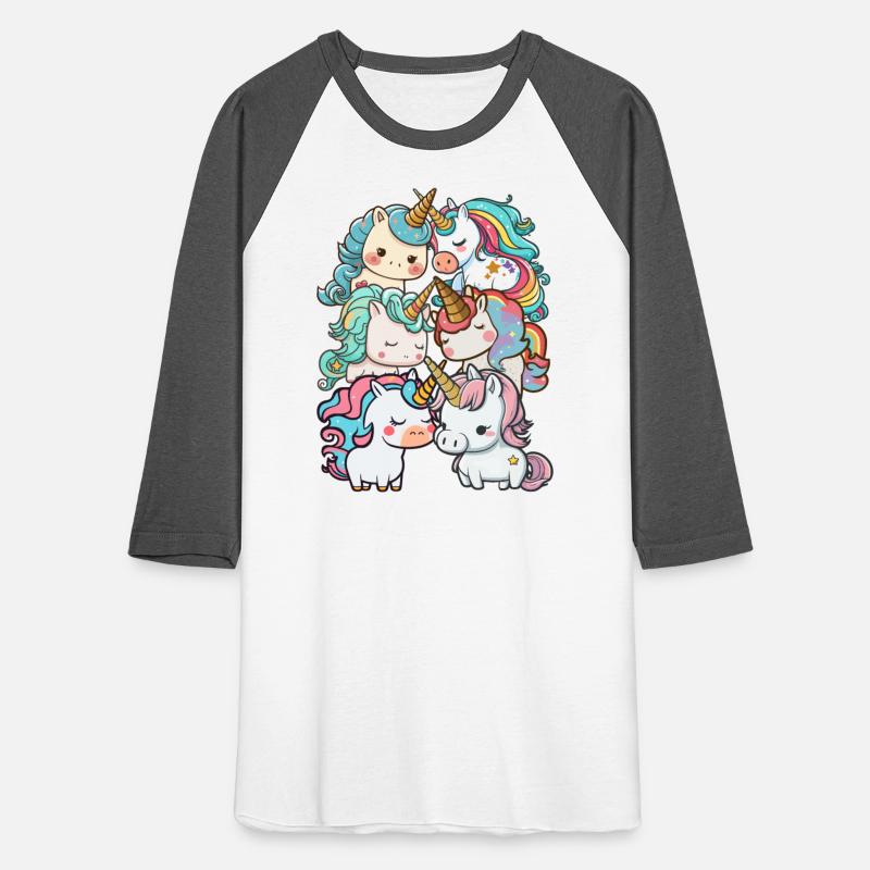 Kawaii unicorns group