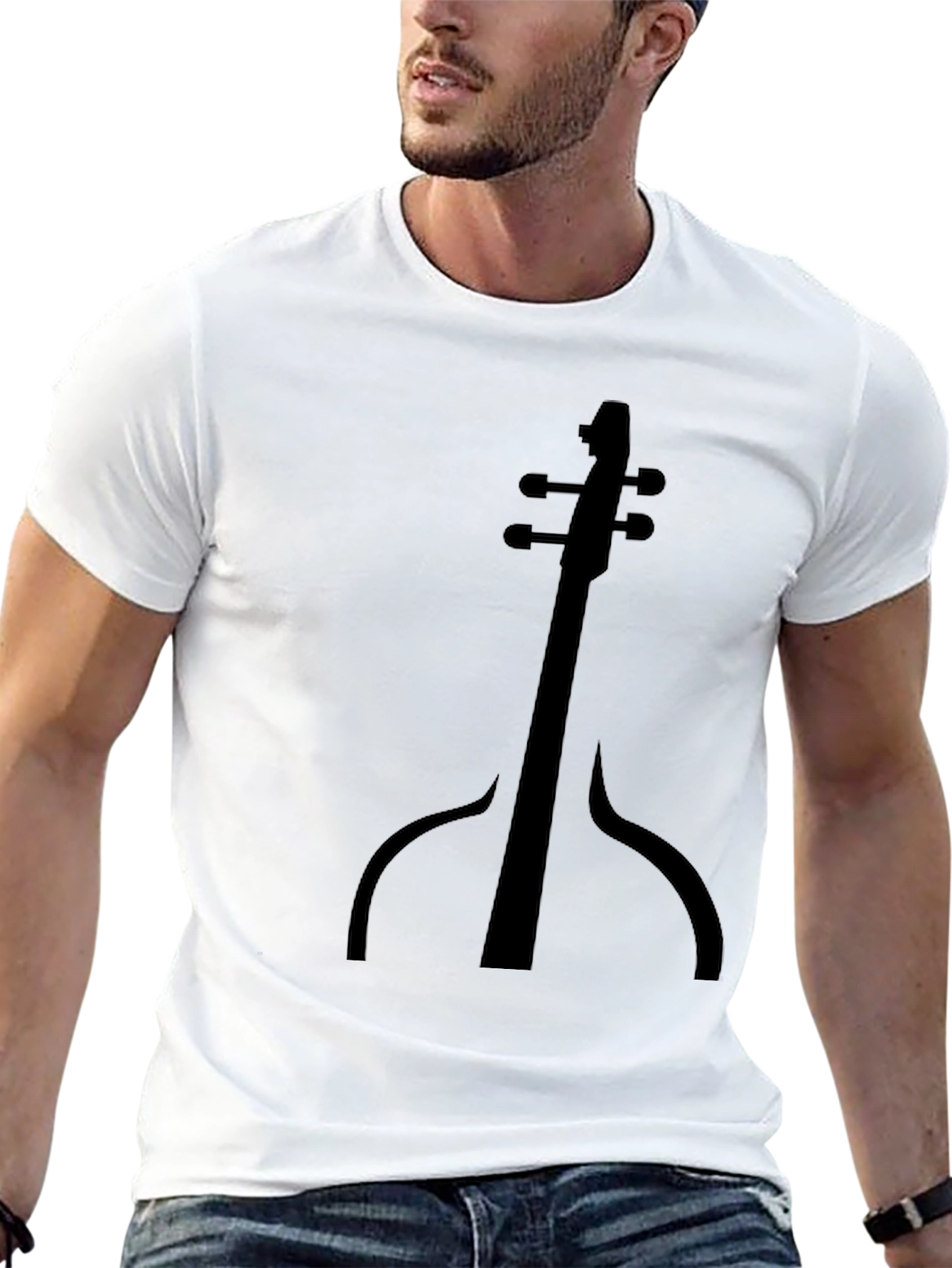 Bass Guitar Graphic Tee - Cool Musician T-Shirt