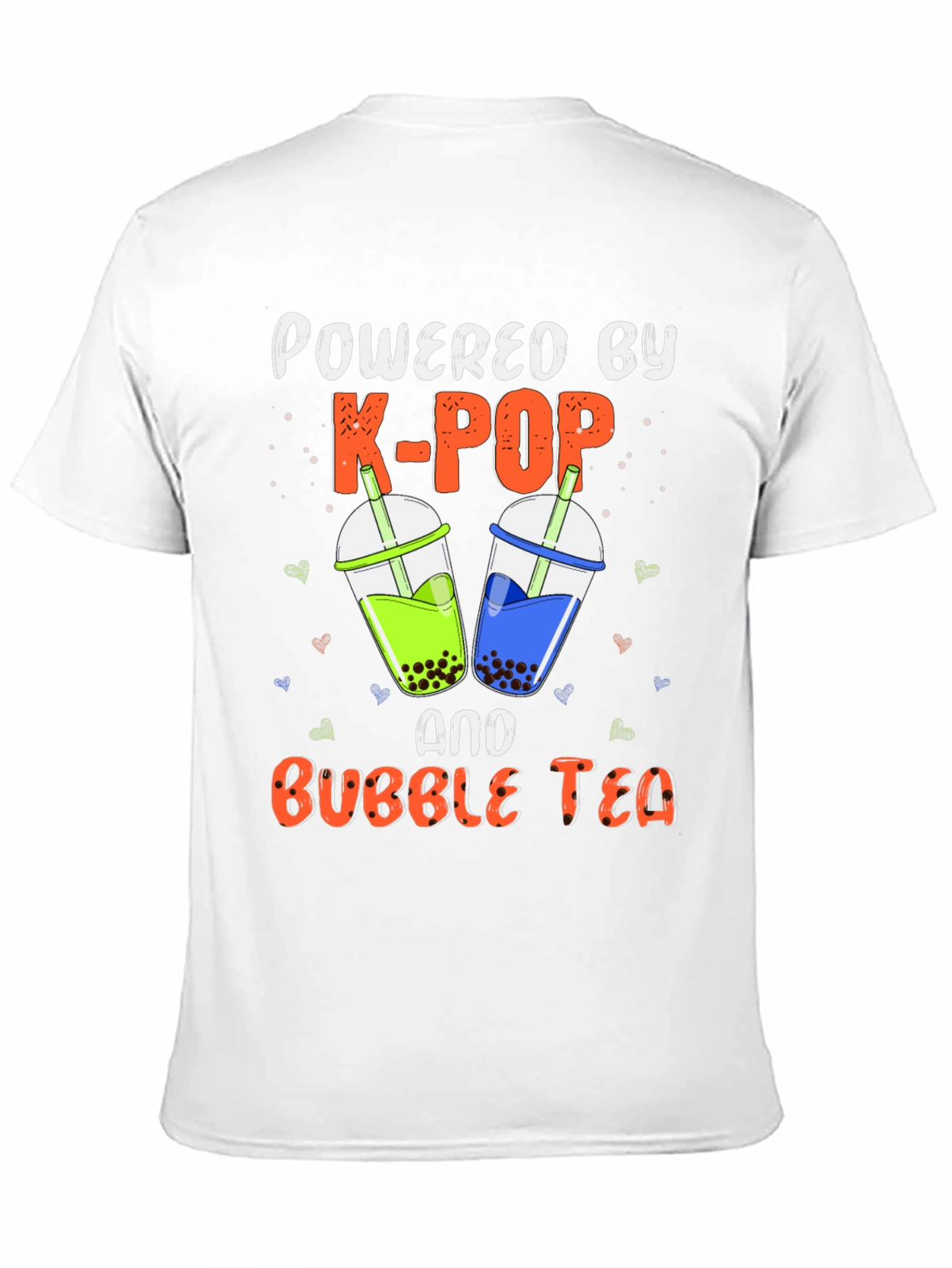 Powered by K-POP and Bubble Tea T-Shirt